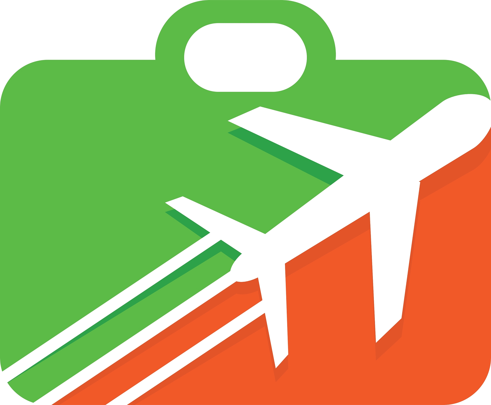 vacation travel plane logo icon