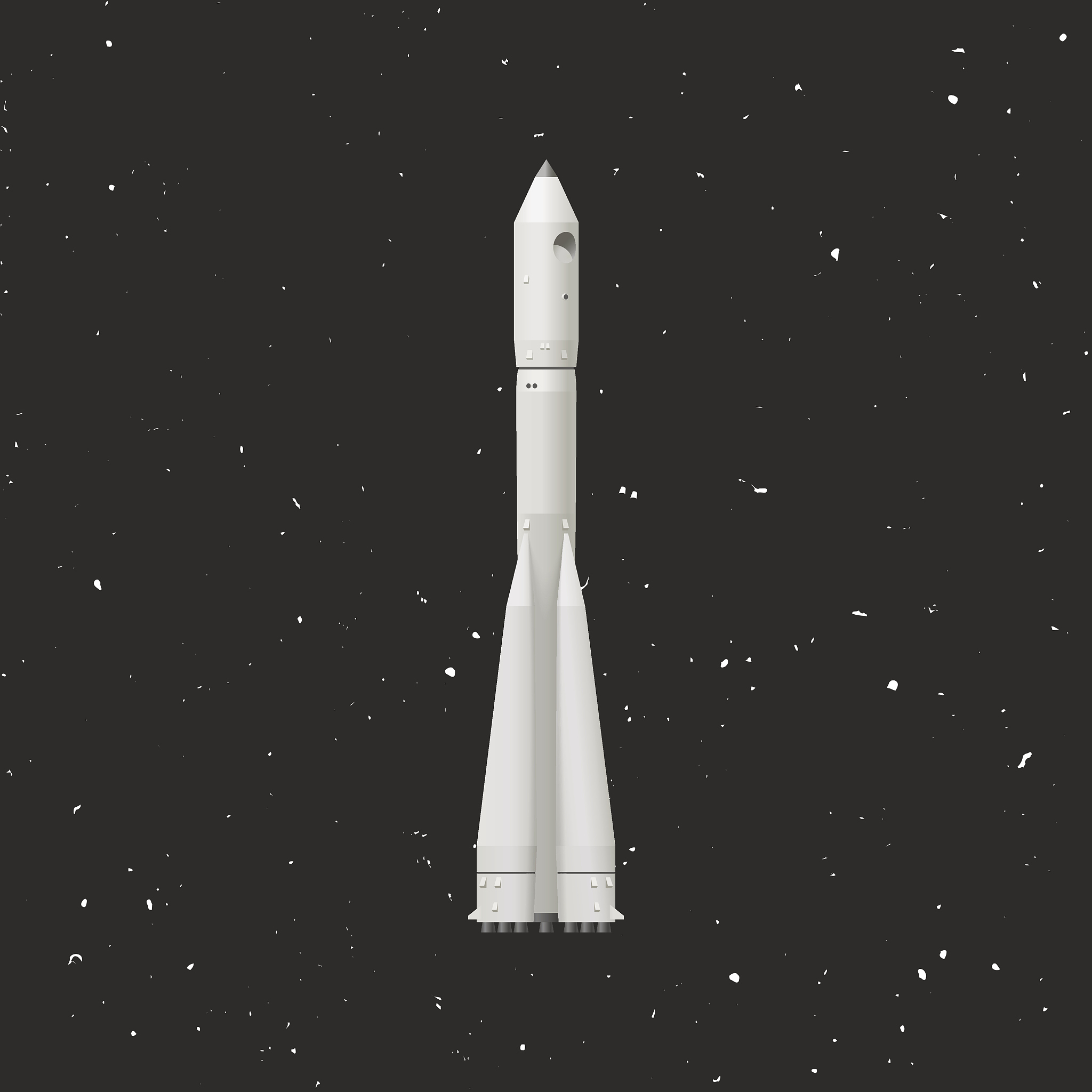 rocket in space