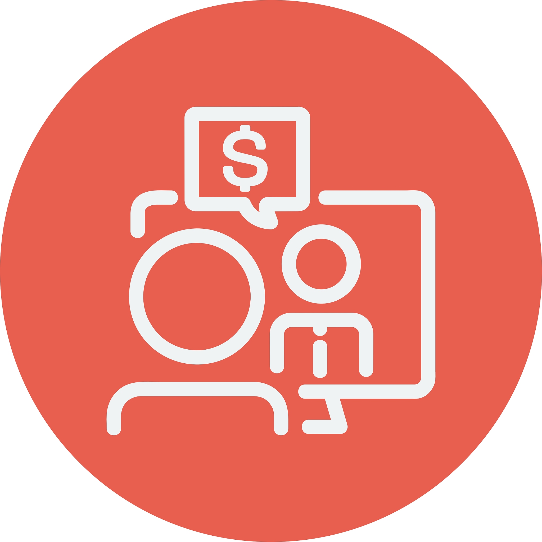business discussion thin line icon