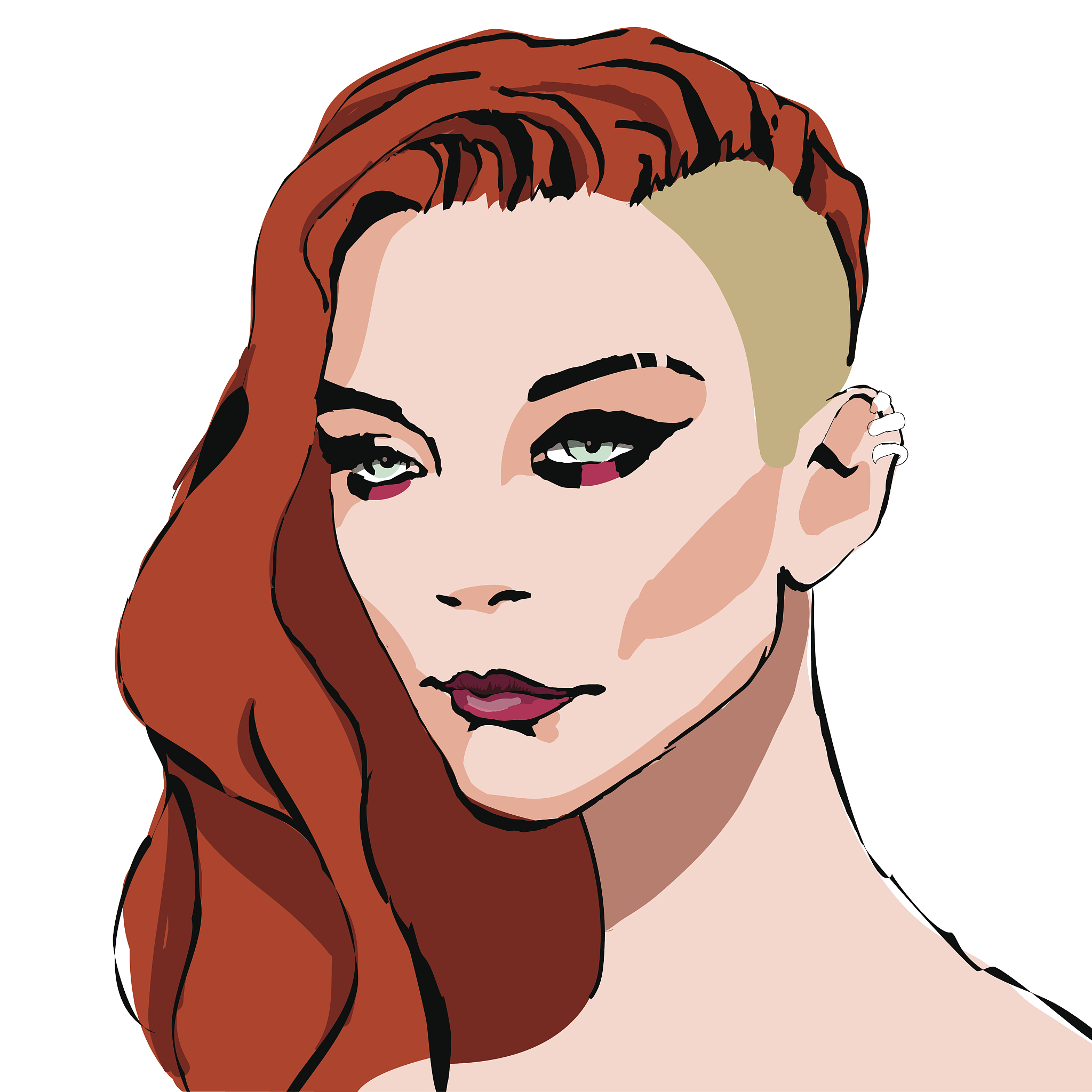 推荐个ai画图的关键词组 写一个关于女人的