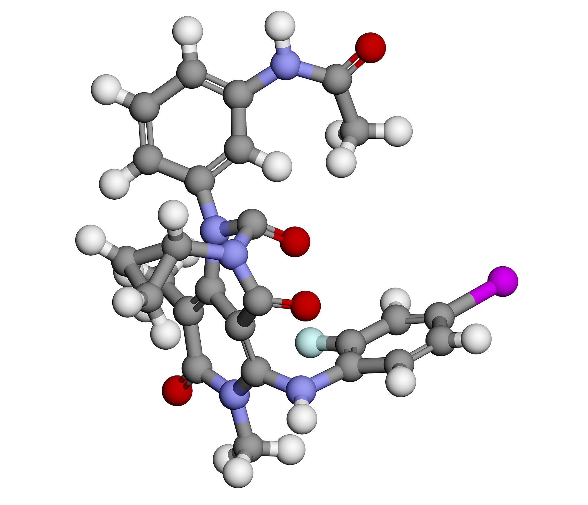 trametinib melanoma cancer drug, molecule
