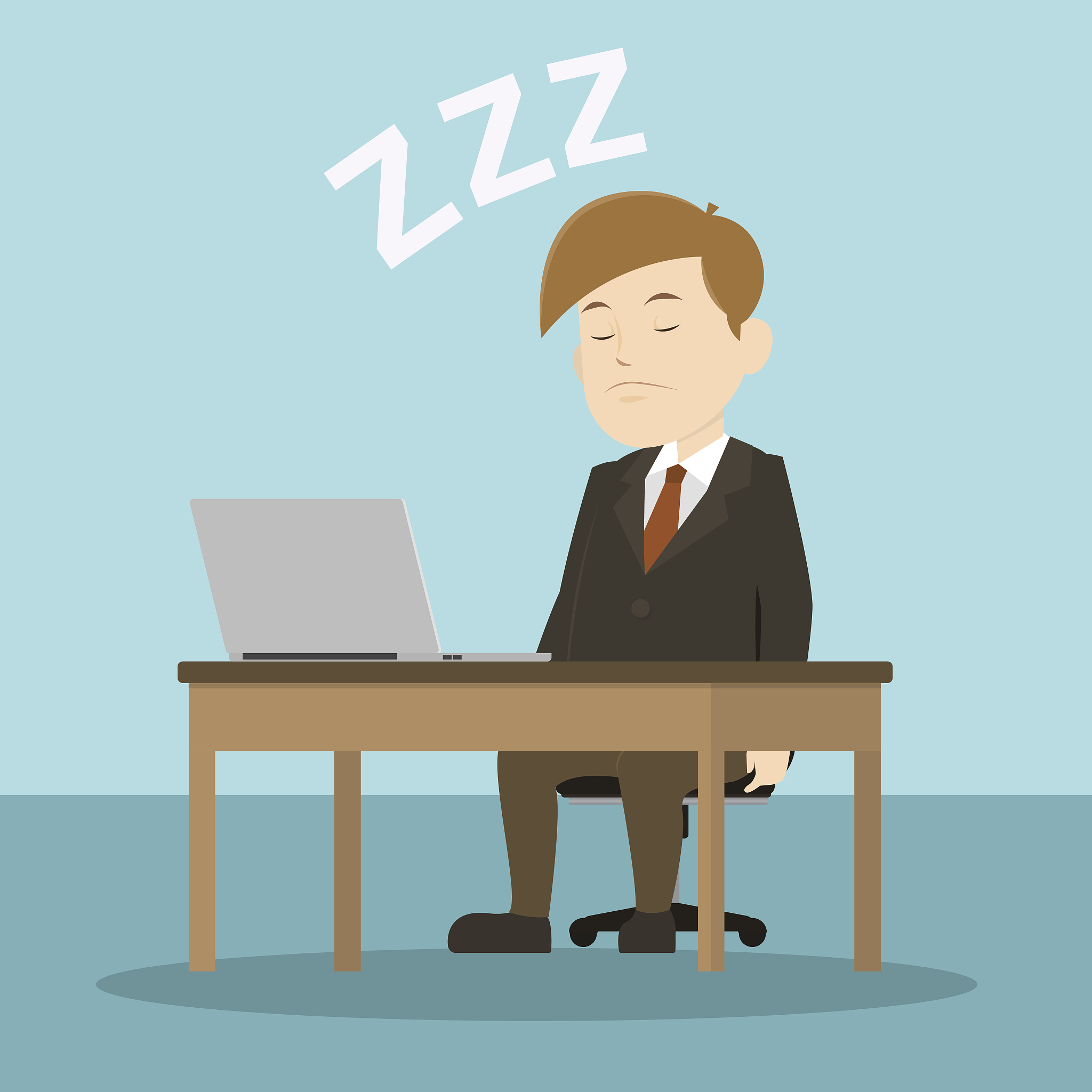 businessman sleep