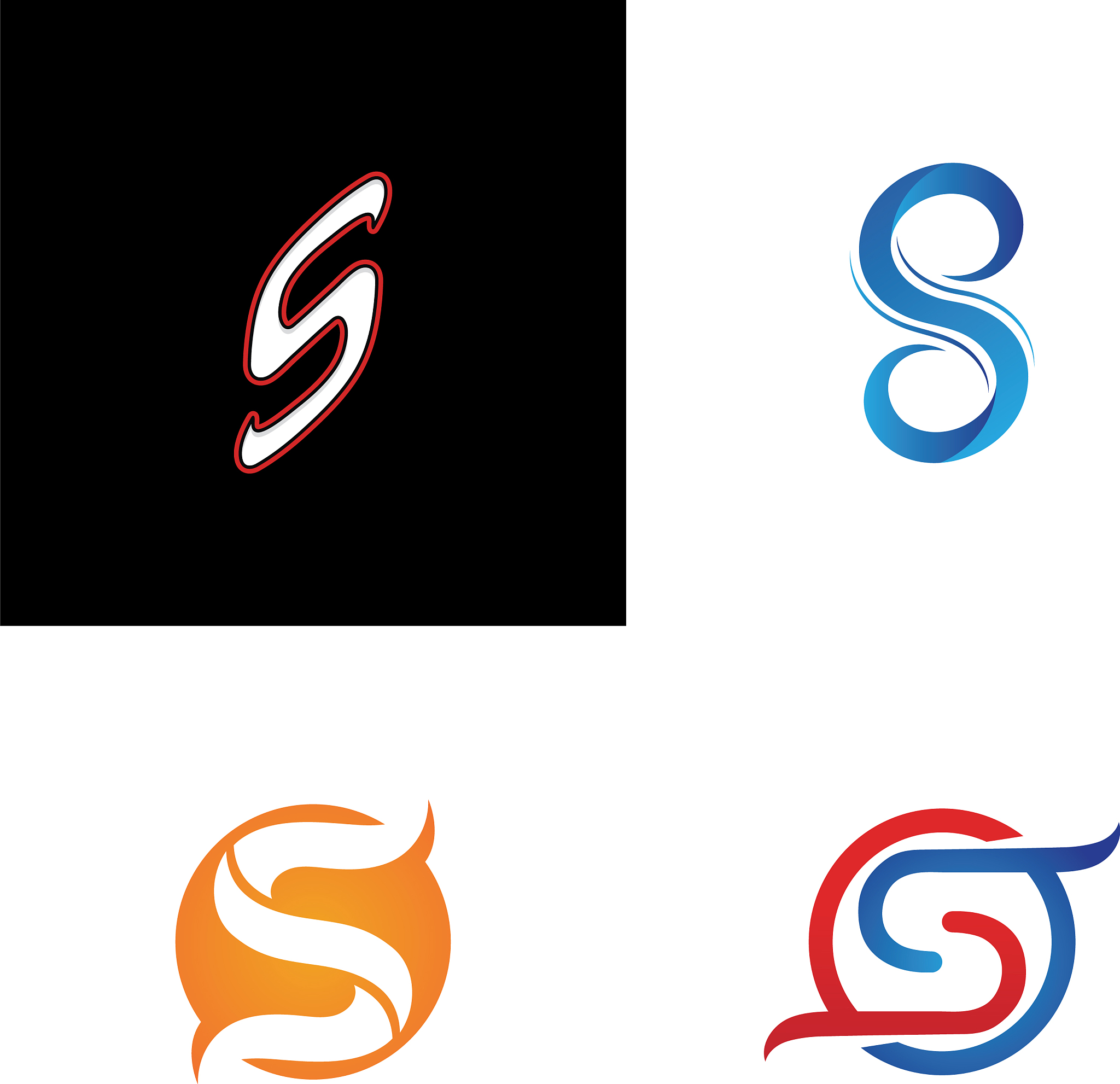 business corporate s letter logo