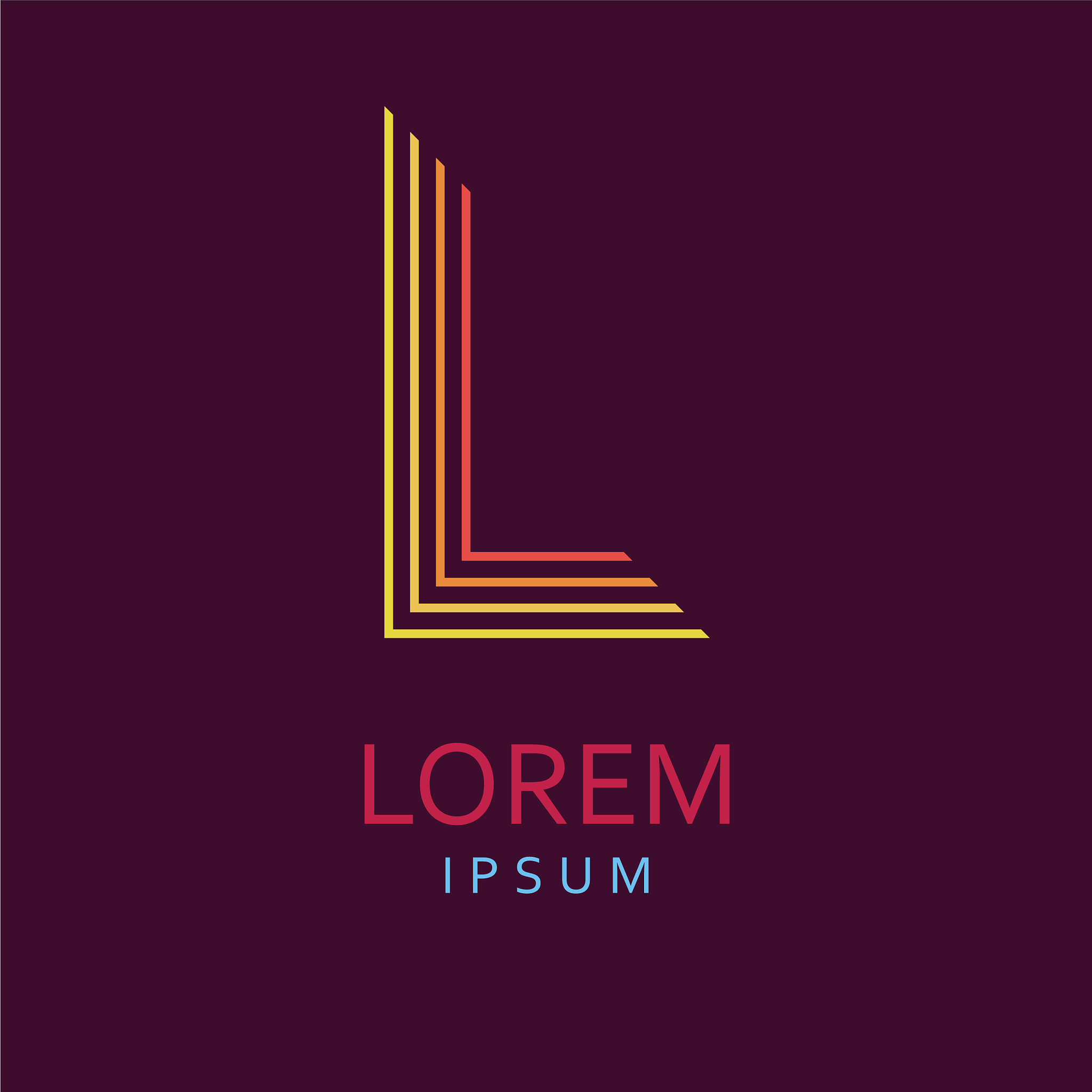 l letter logo icon