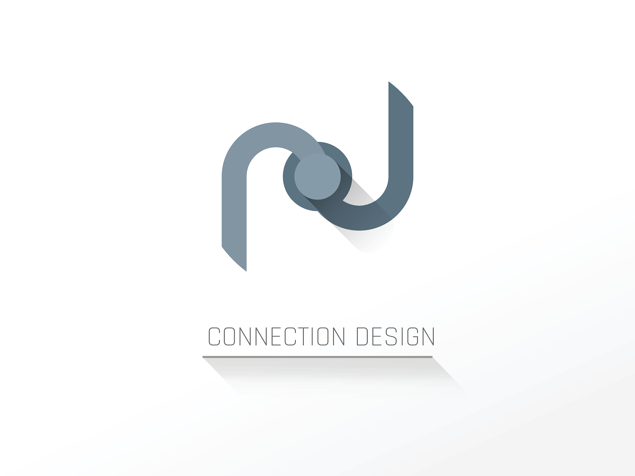 creative modern connection icon,connection concept
