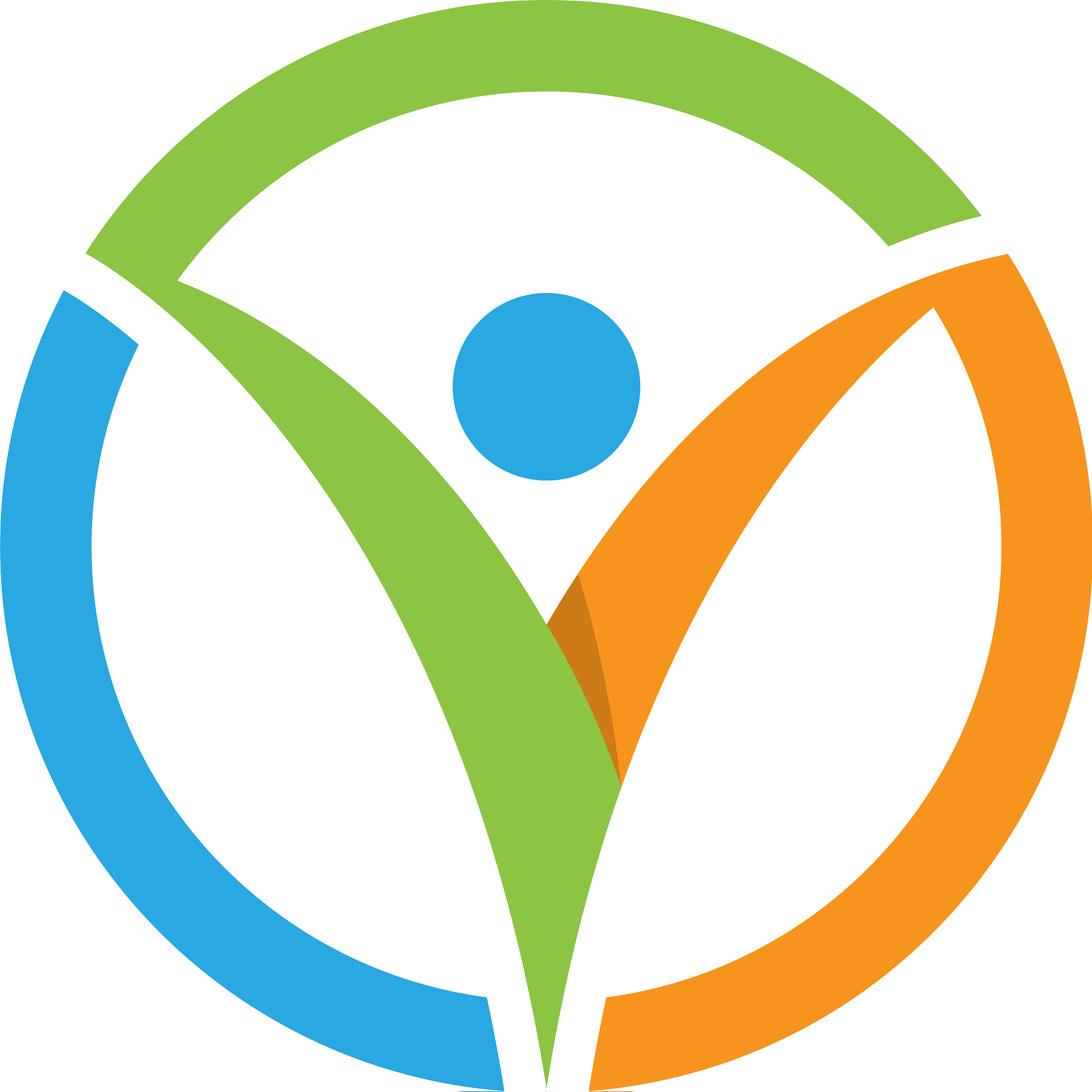 human character logo sign
