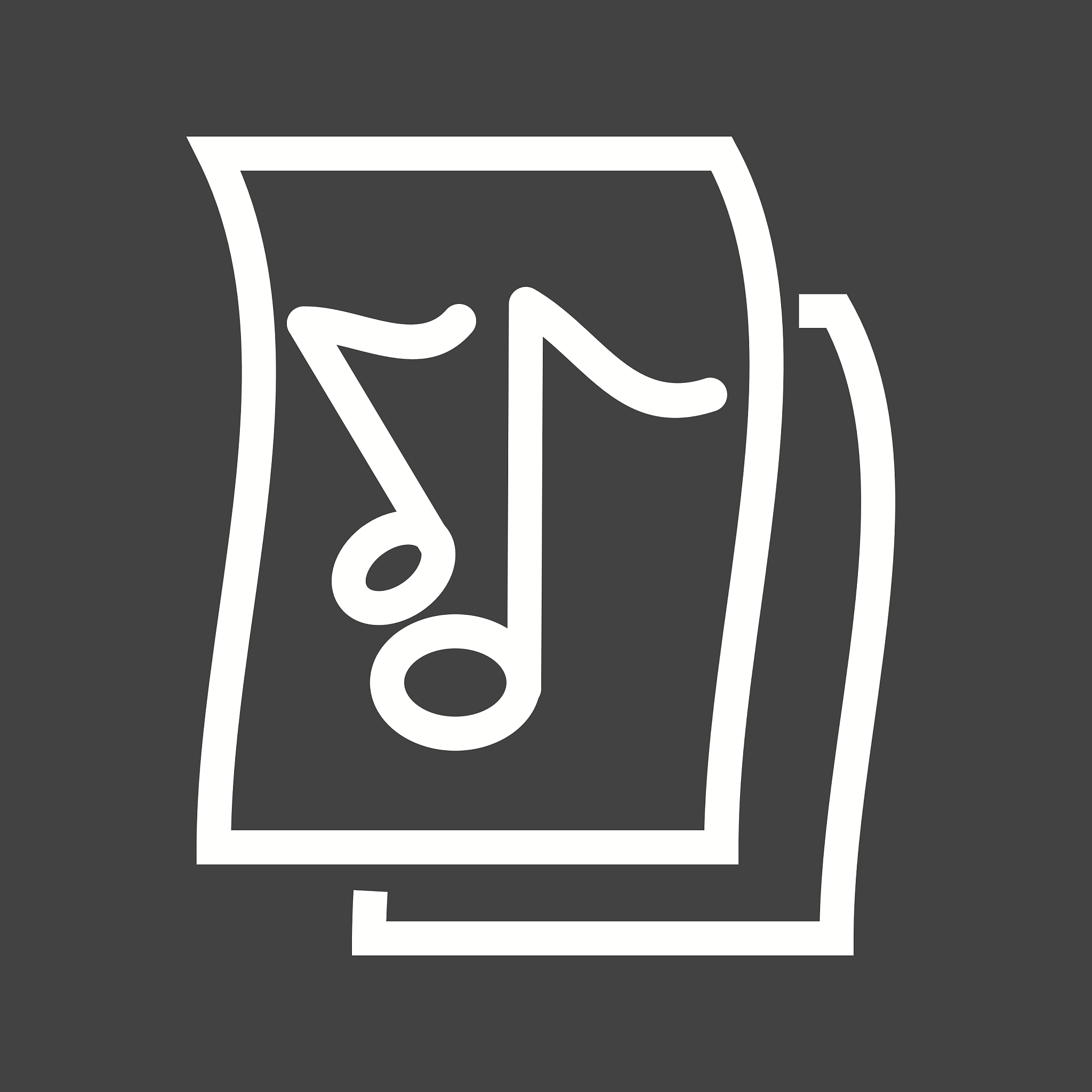 music on paper