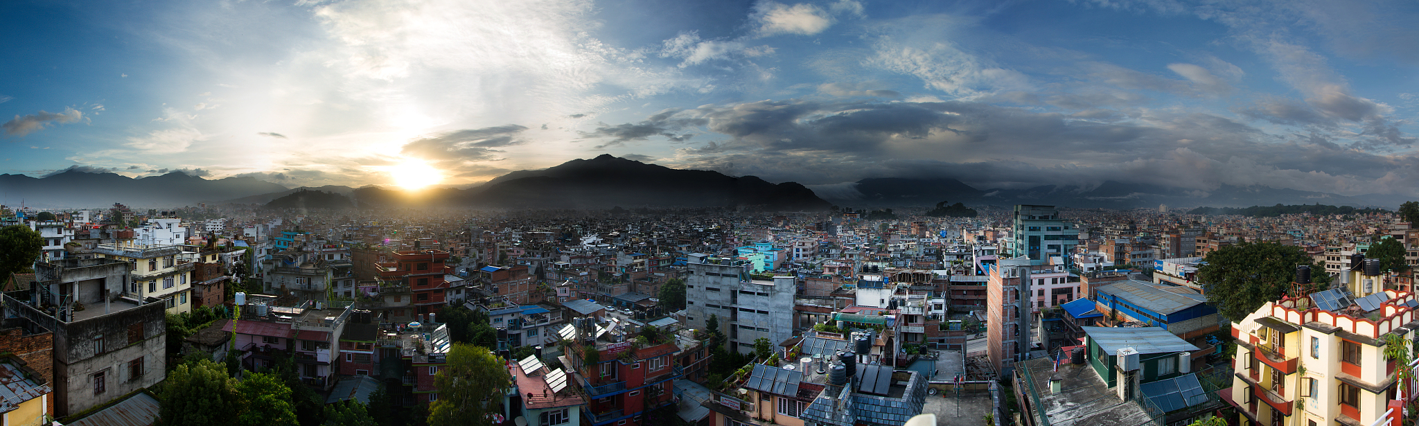 a view over kathmandu