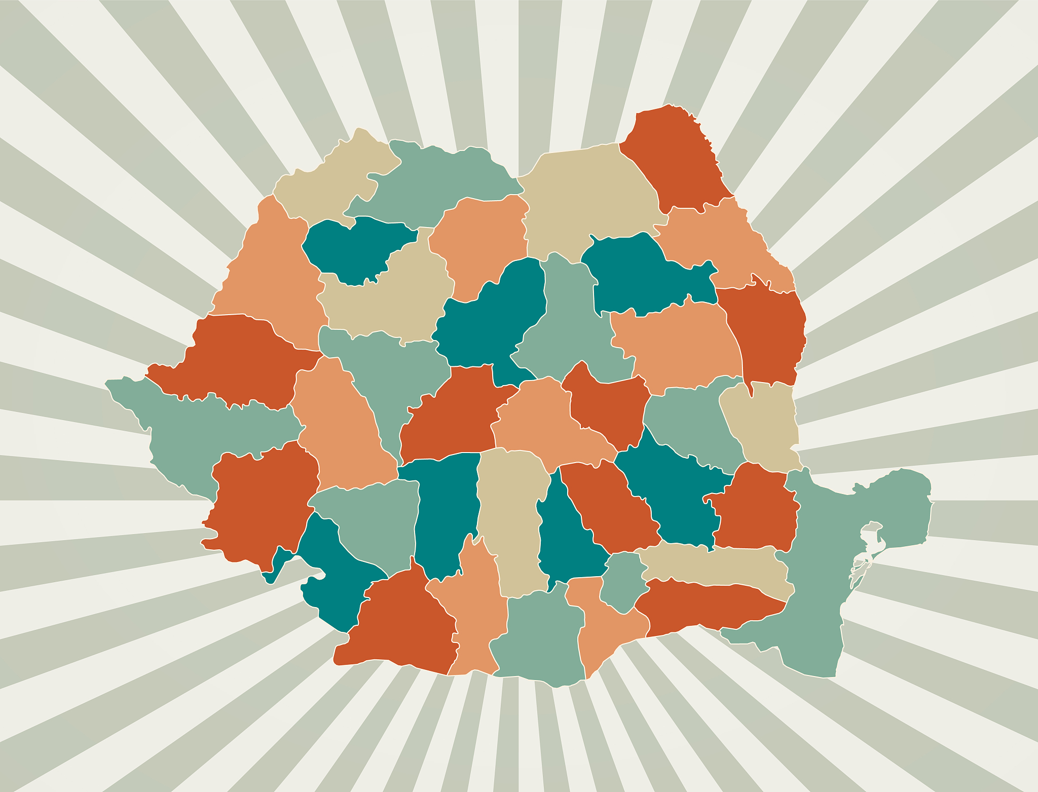 romania map.