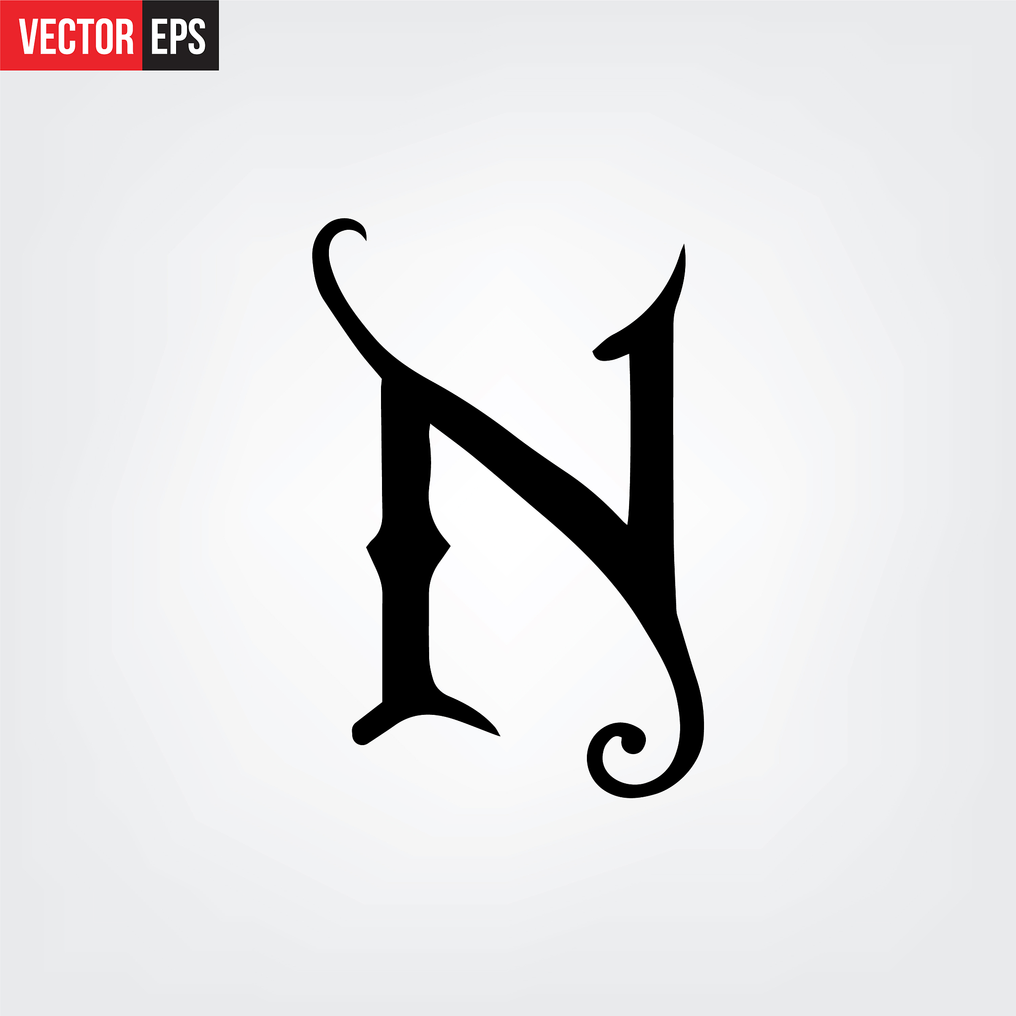 elegant alphabet letters font