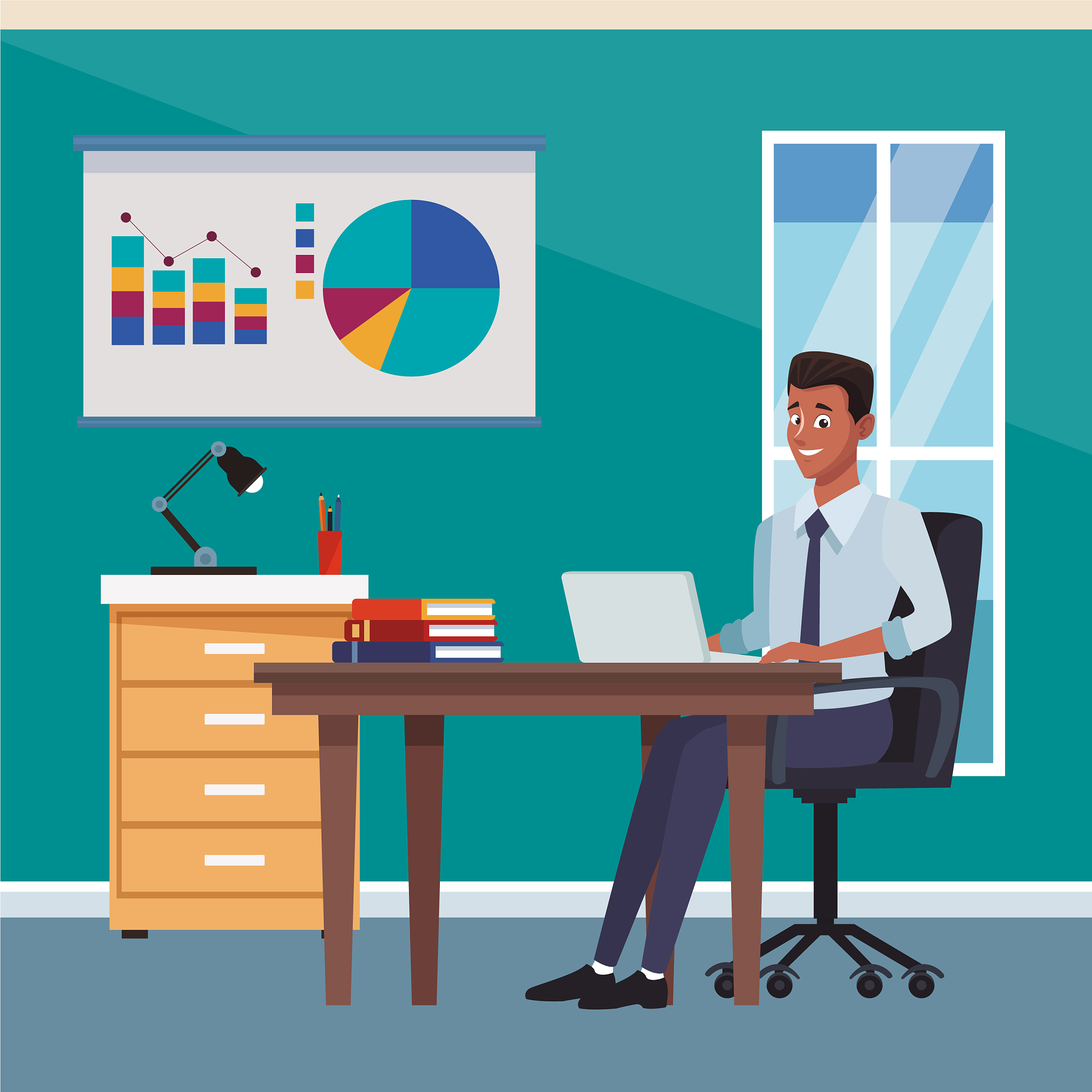 businessman at office