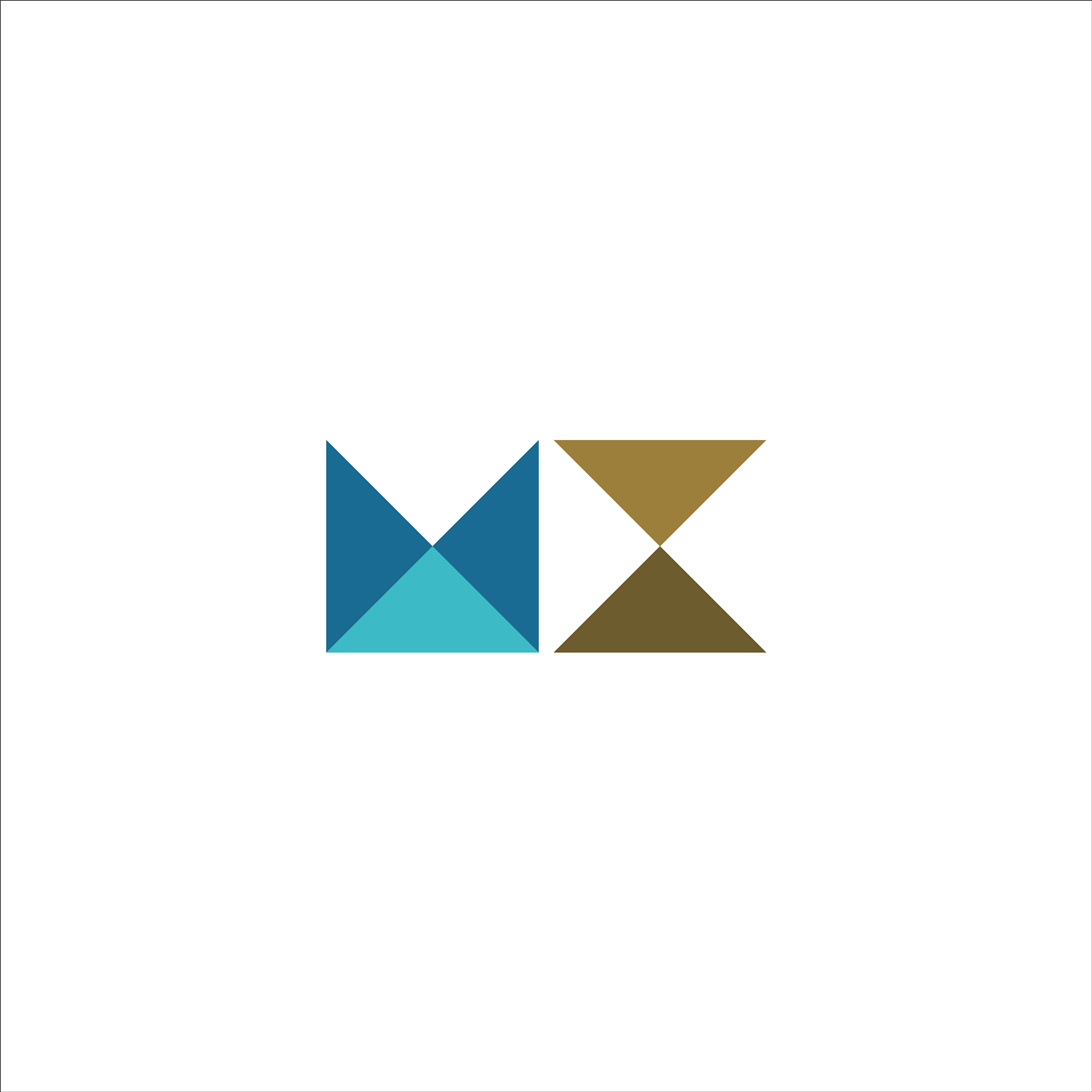 initial letter mb logo or bm logo design