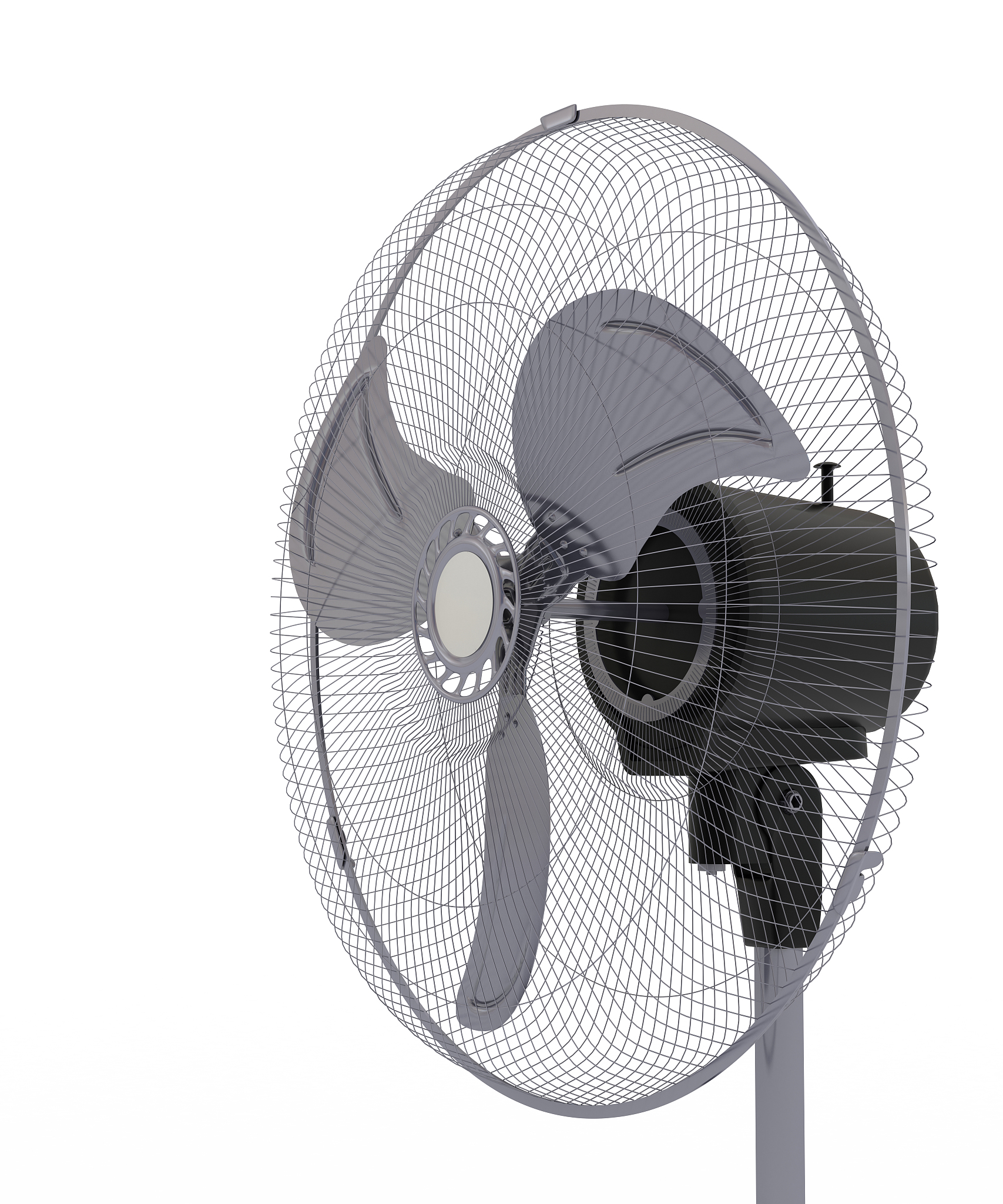翻译：Modern designs for low-speed axial fans usually include forward-skewed fan blades as they are known on the one hand to reduce pressure losses in the hub and tip regions thus extending the stall-fre