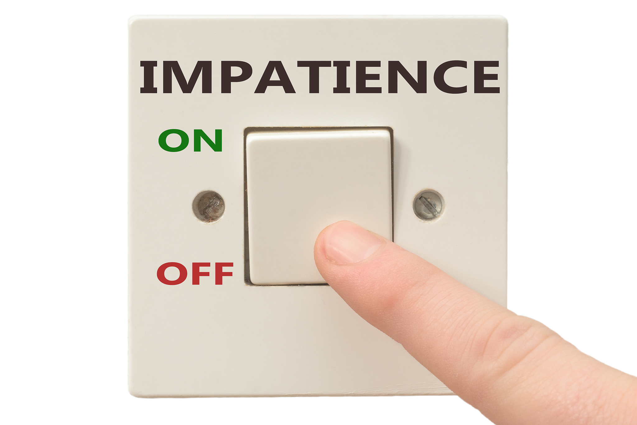 anger management, switch off impatience