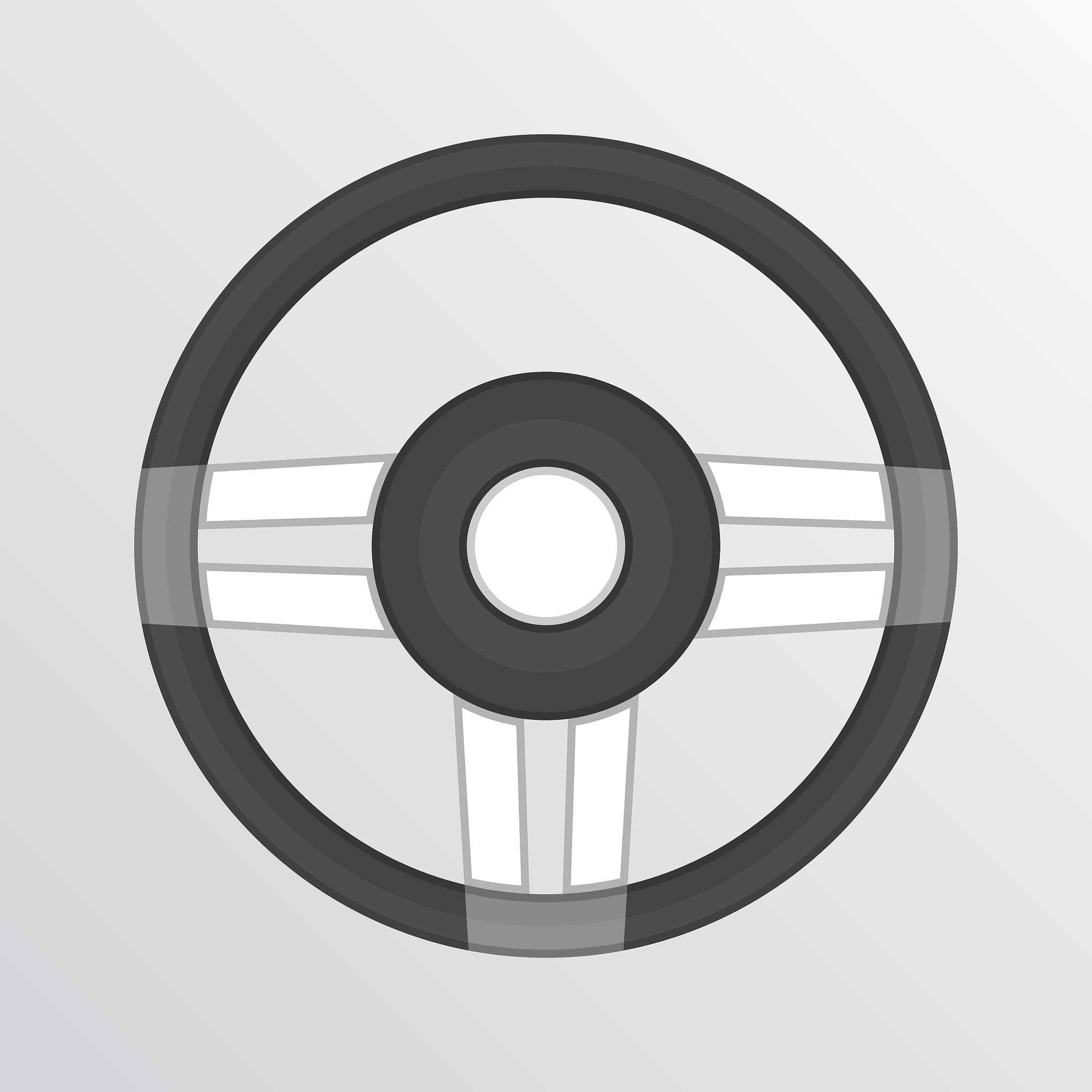 steering wheel isolated.