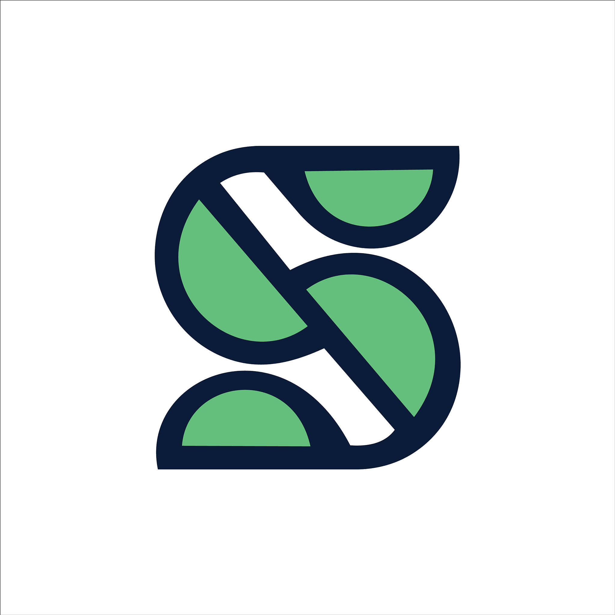 initial letter ss logo or s logo design
