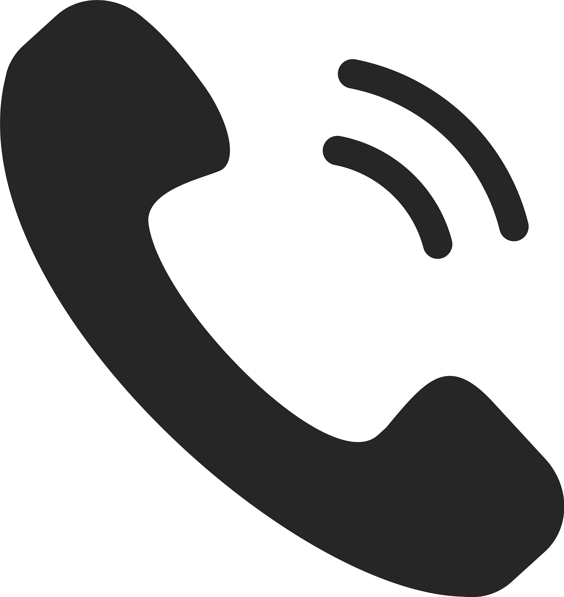 handset black icon part a telephone