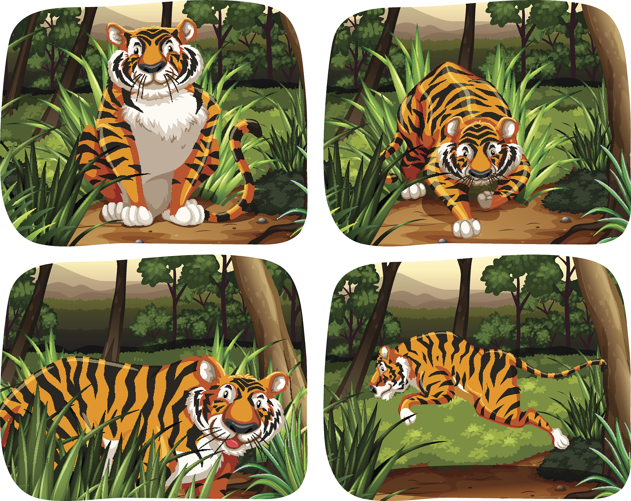 老虎照镜子剧本