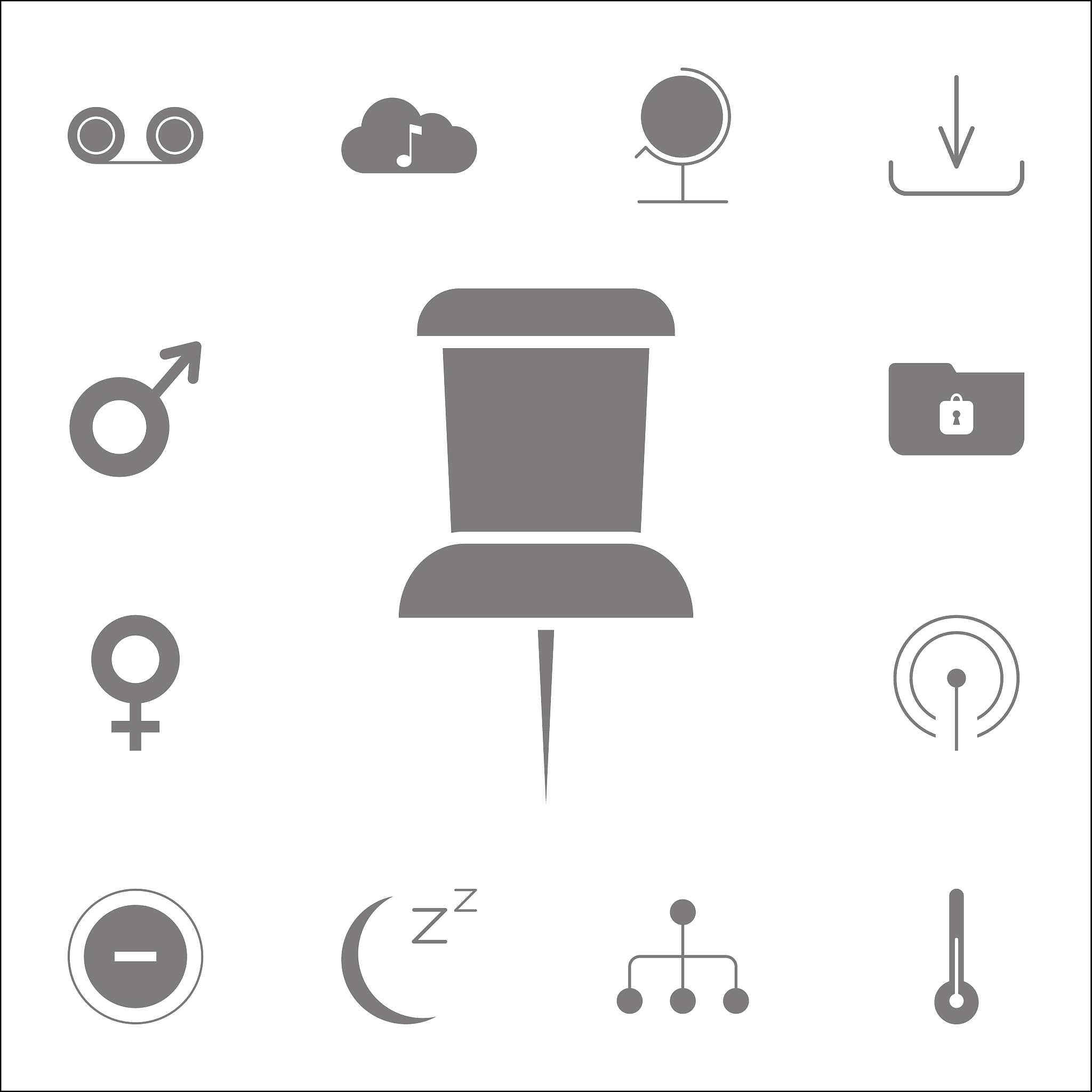 audiotape icon. detailed set of minimalistic icons. premium qual