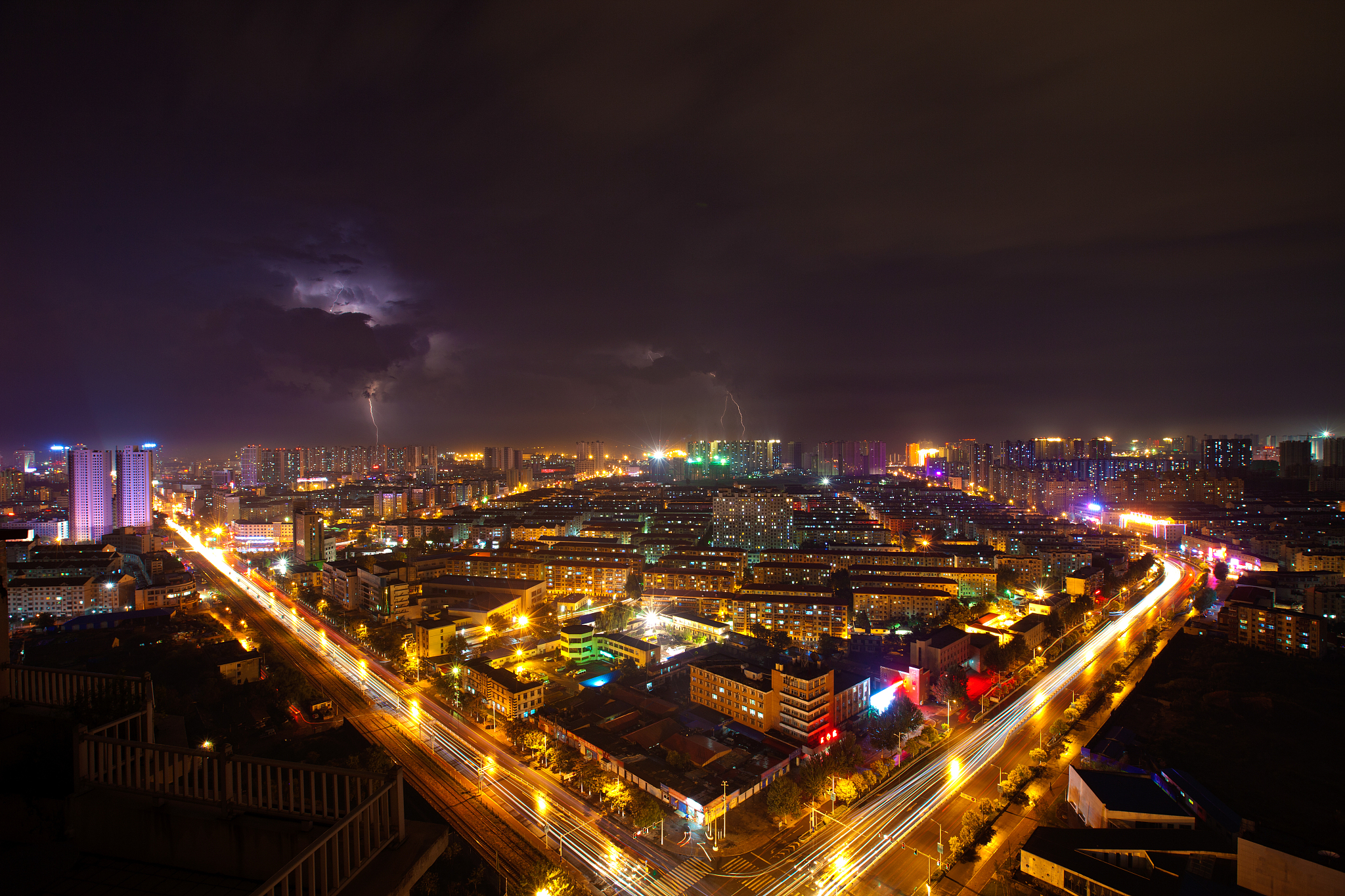 秦皇岛城市夜景