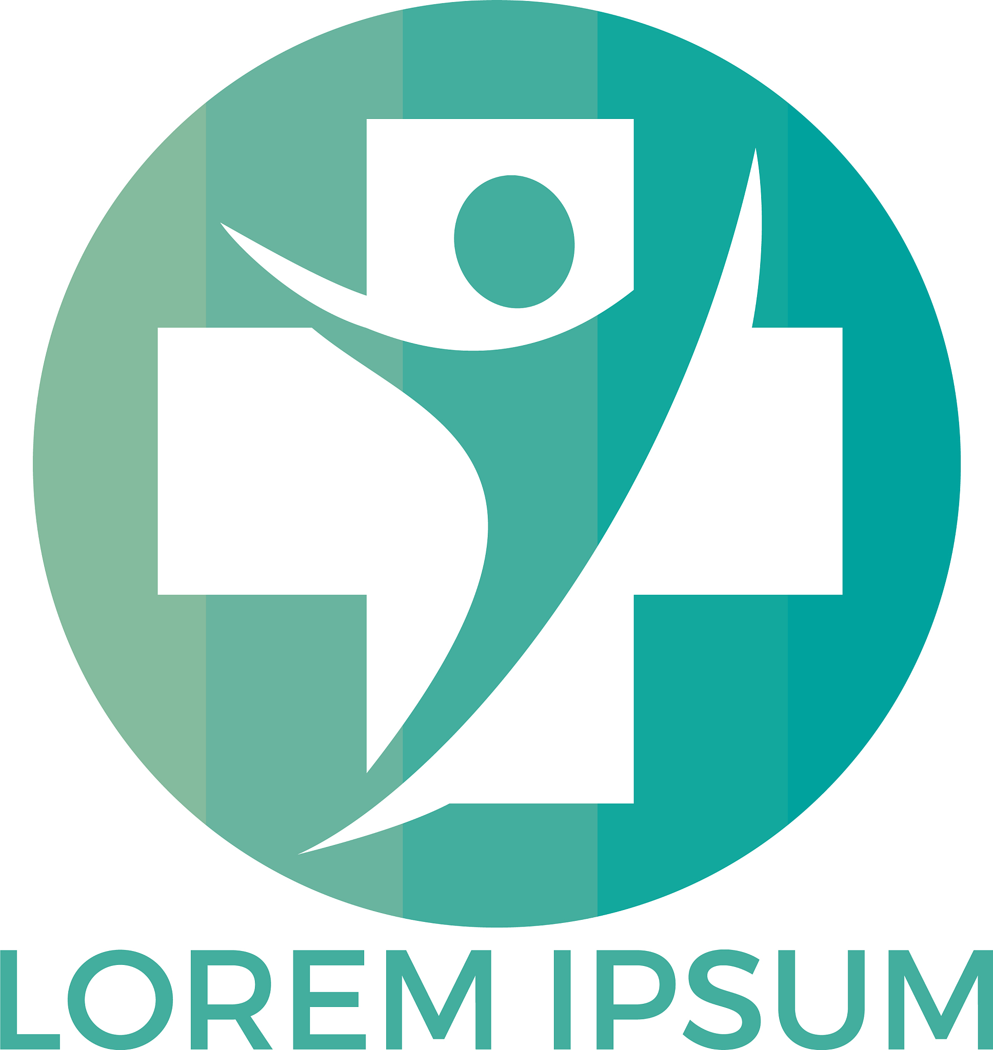 abstract medical logo design