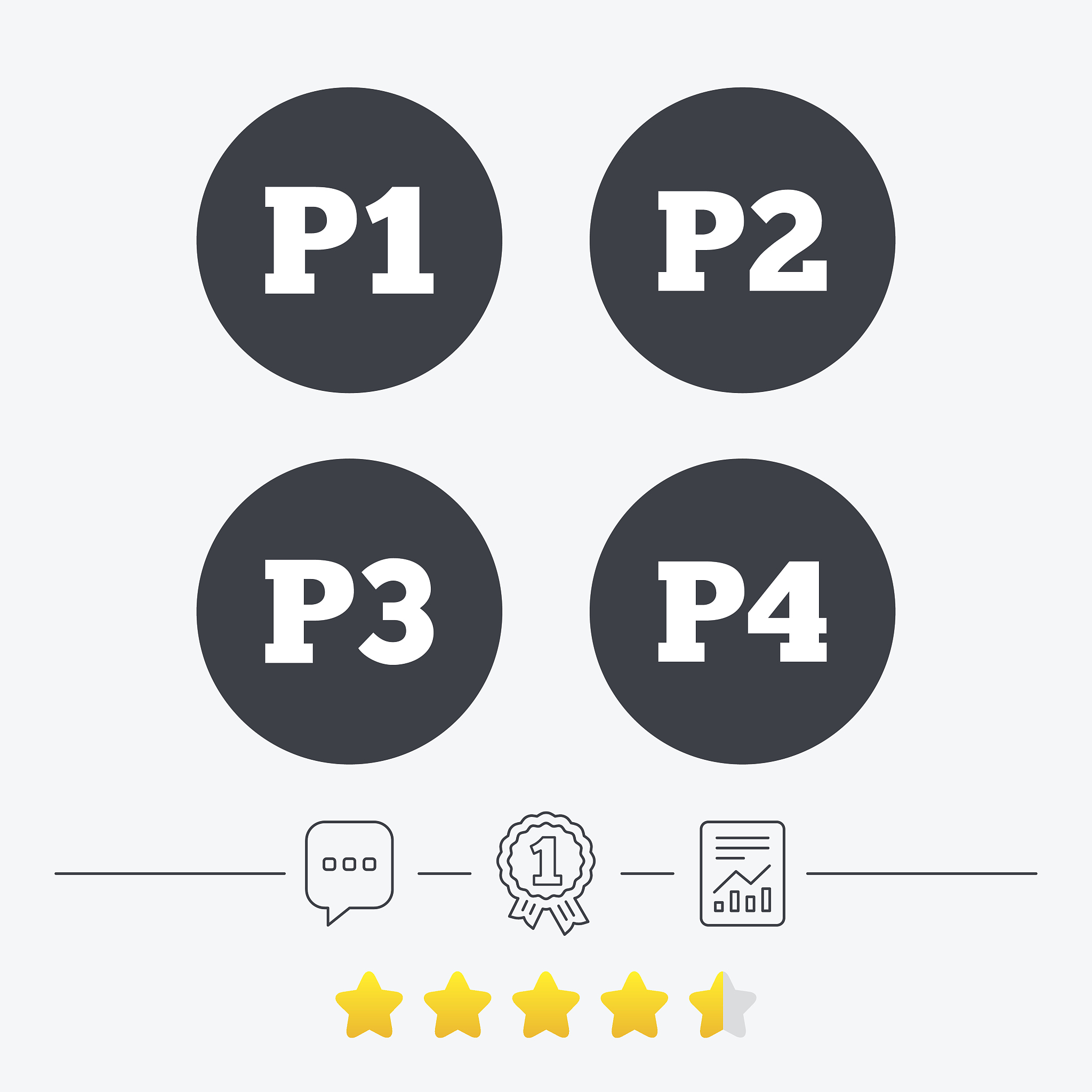 car parking icons. first and second floor sign.