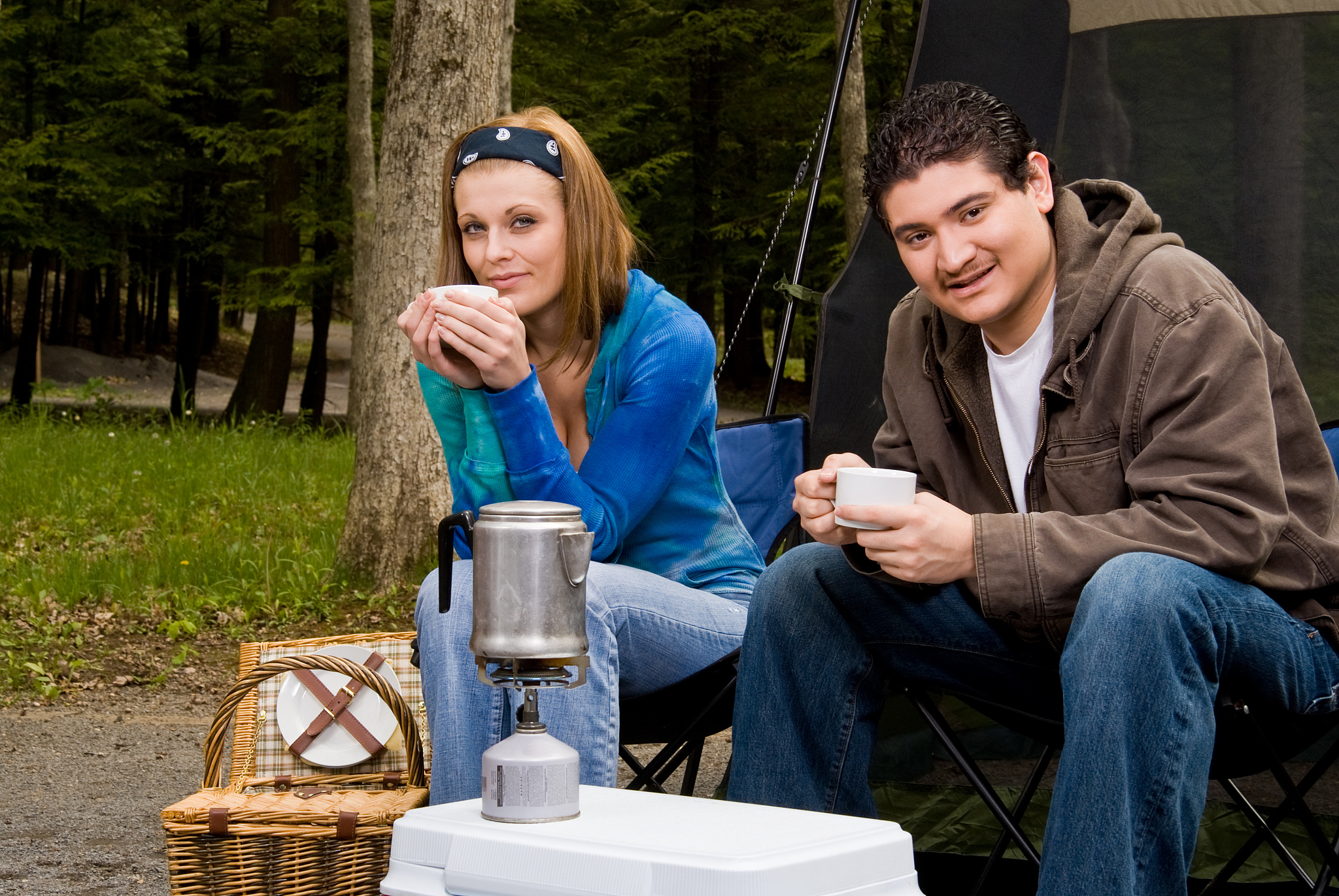 camping couple