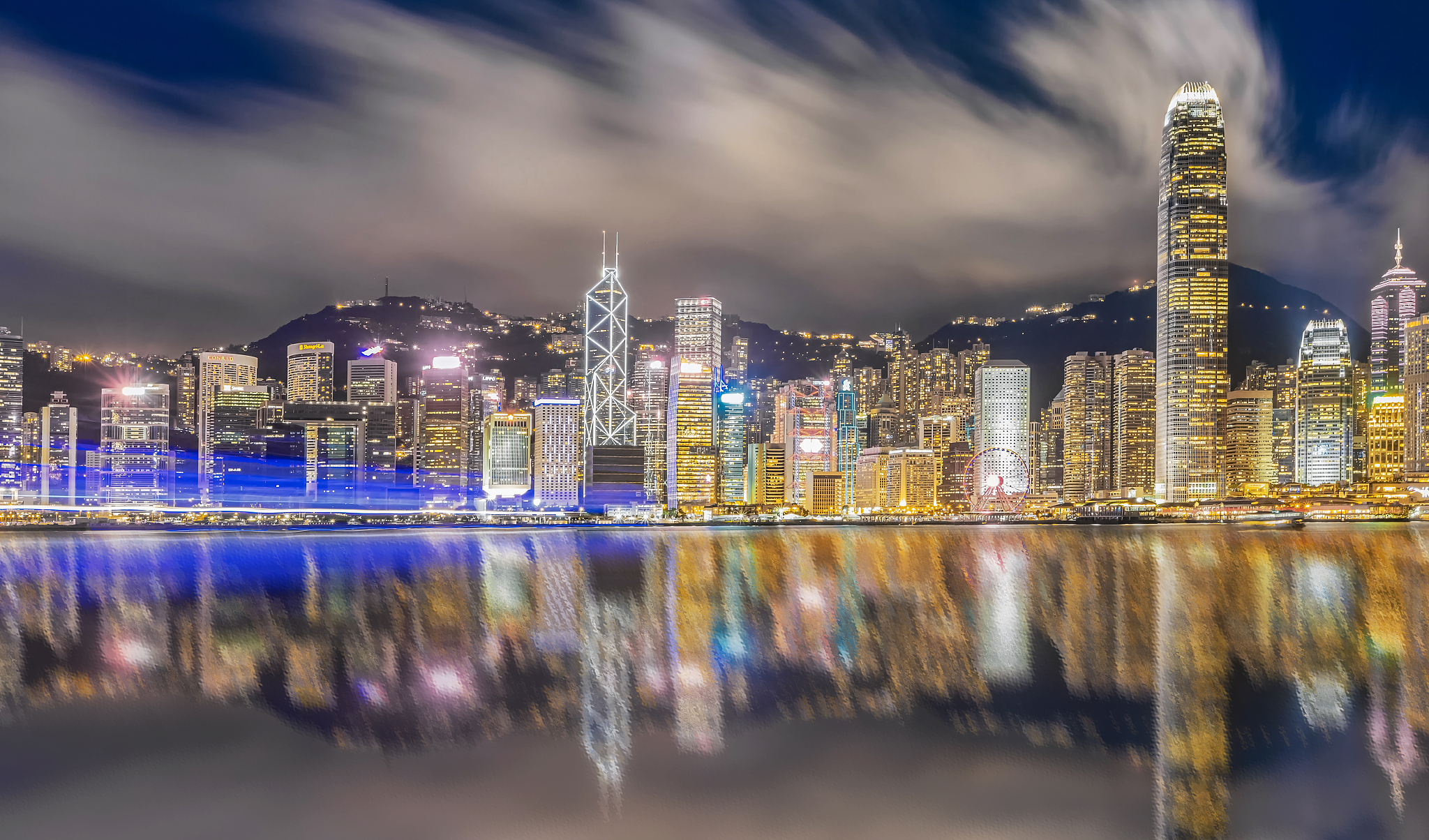 香港维多利亚港风光