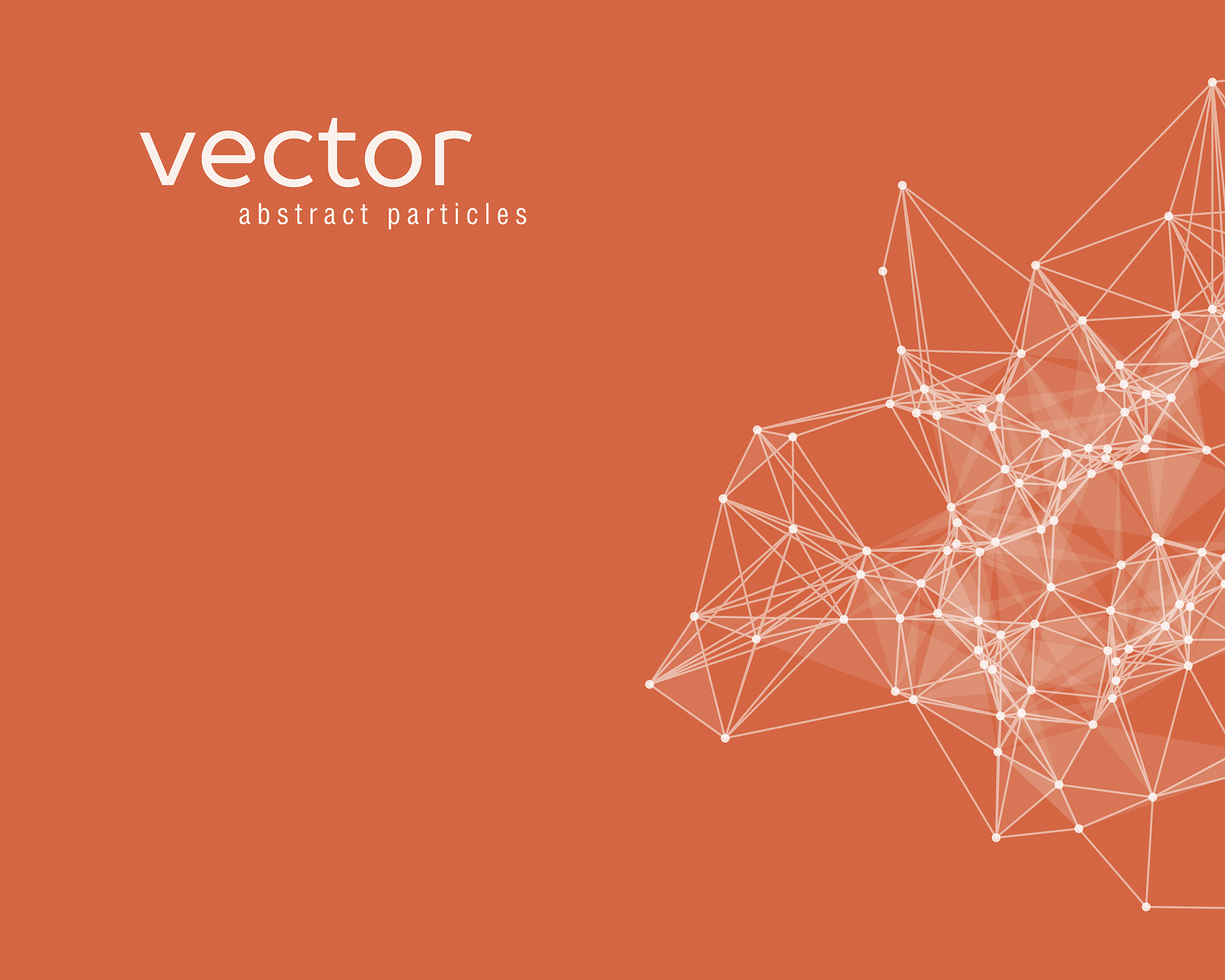 vector abstract particles