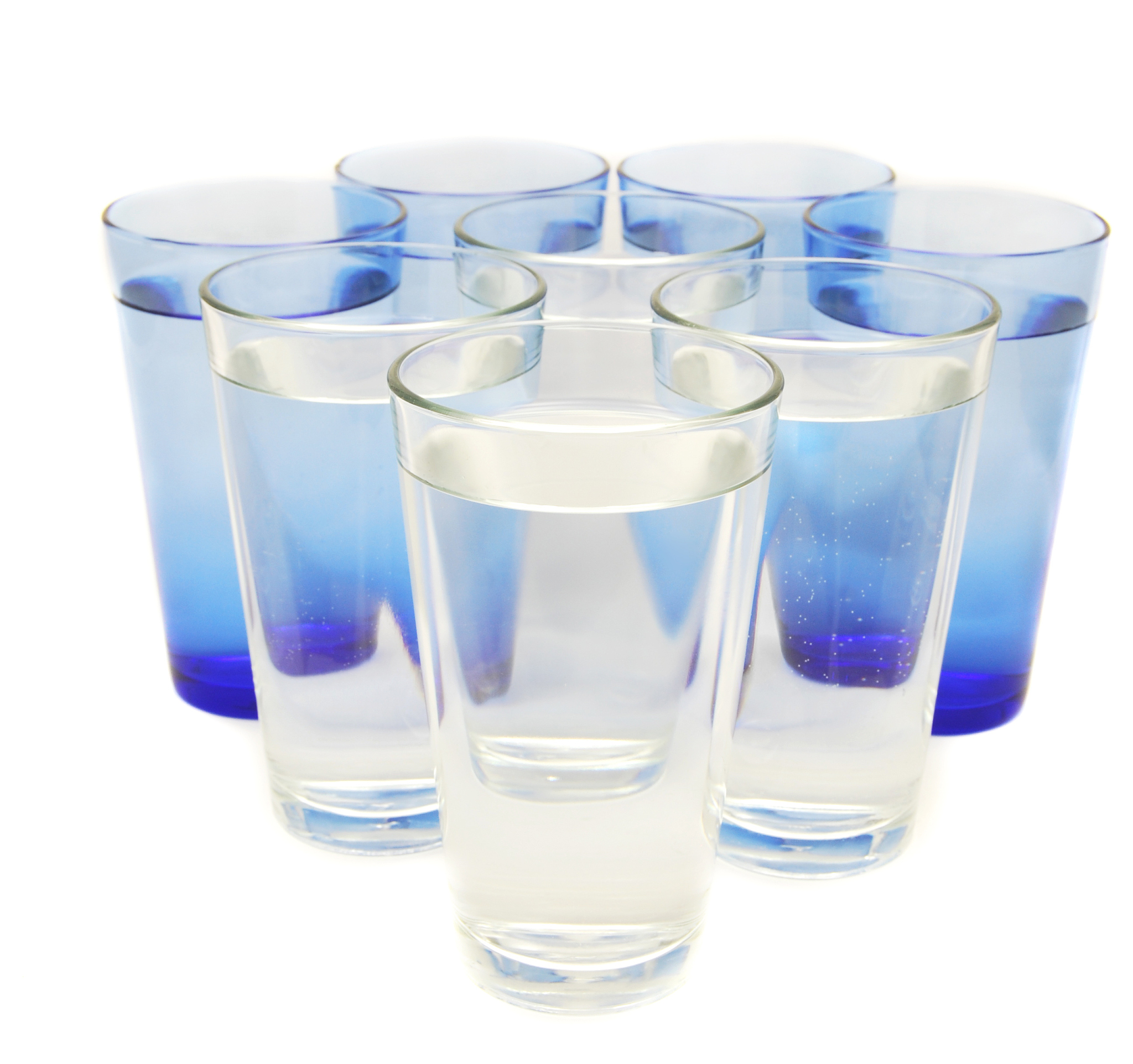 eight glasses of water