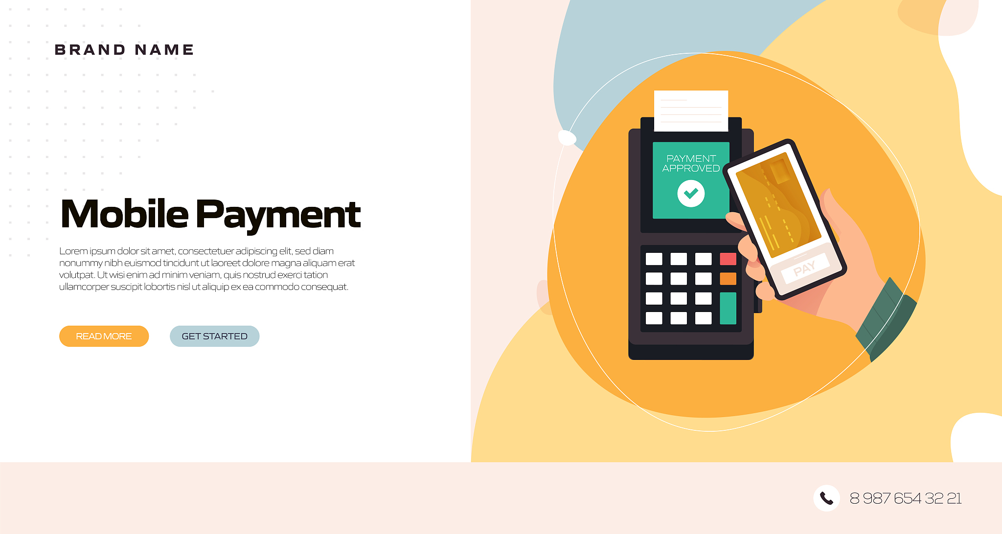 the new normal concept - mobile payment payment vector illustrat