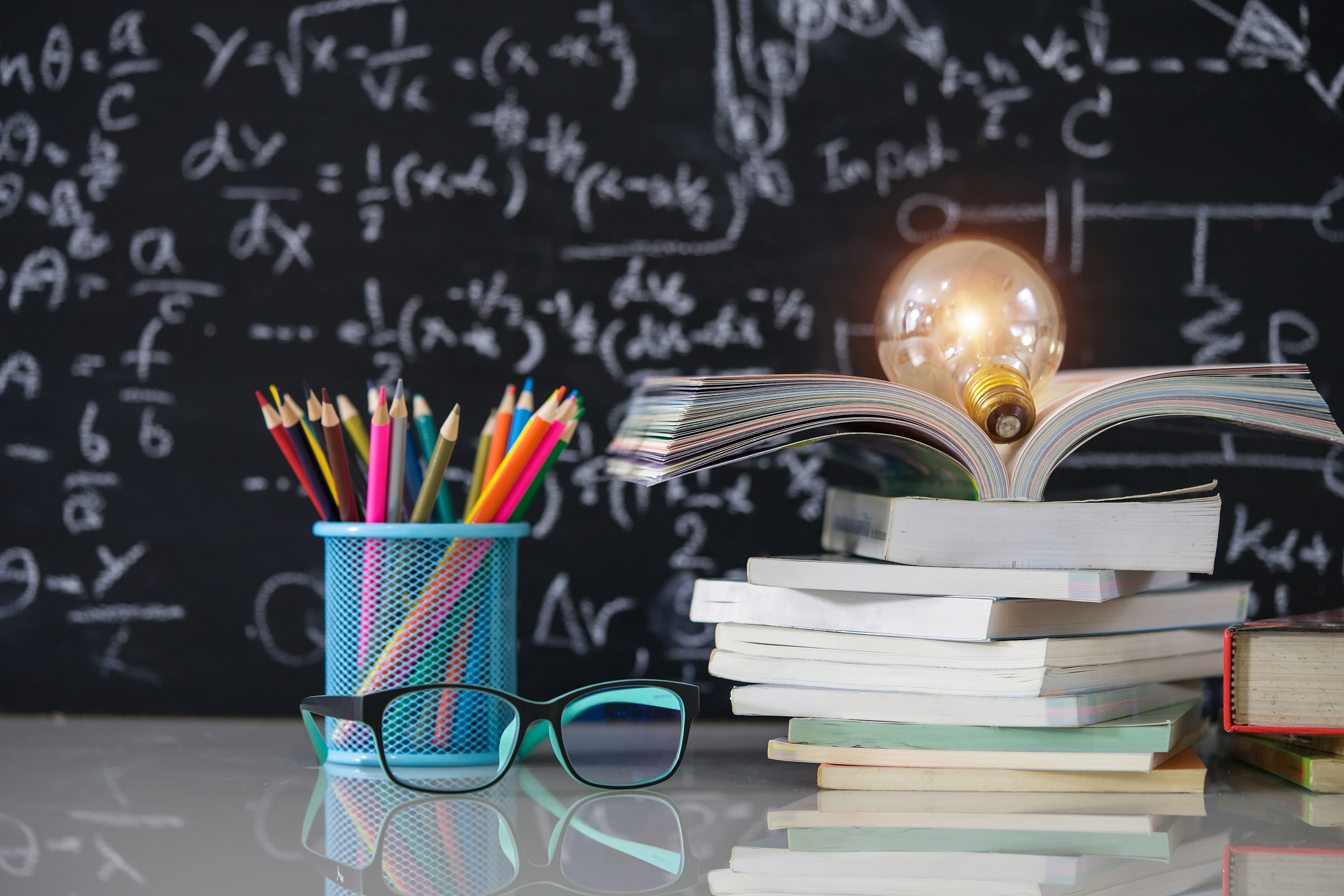 education concept ,education and light bulb concept.
