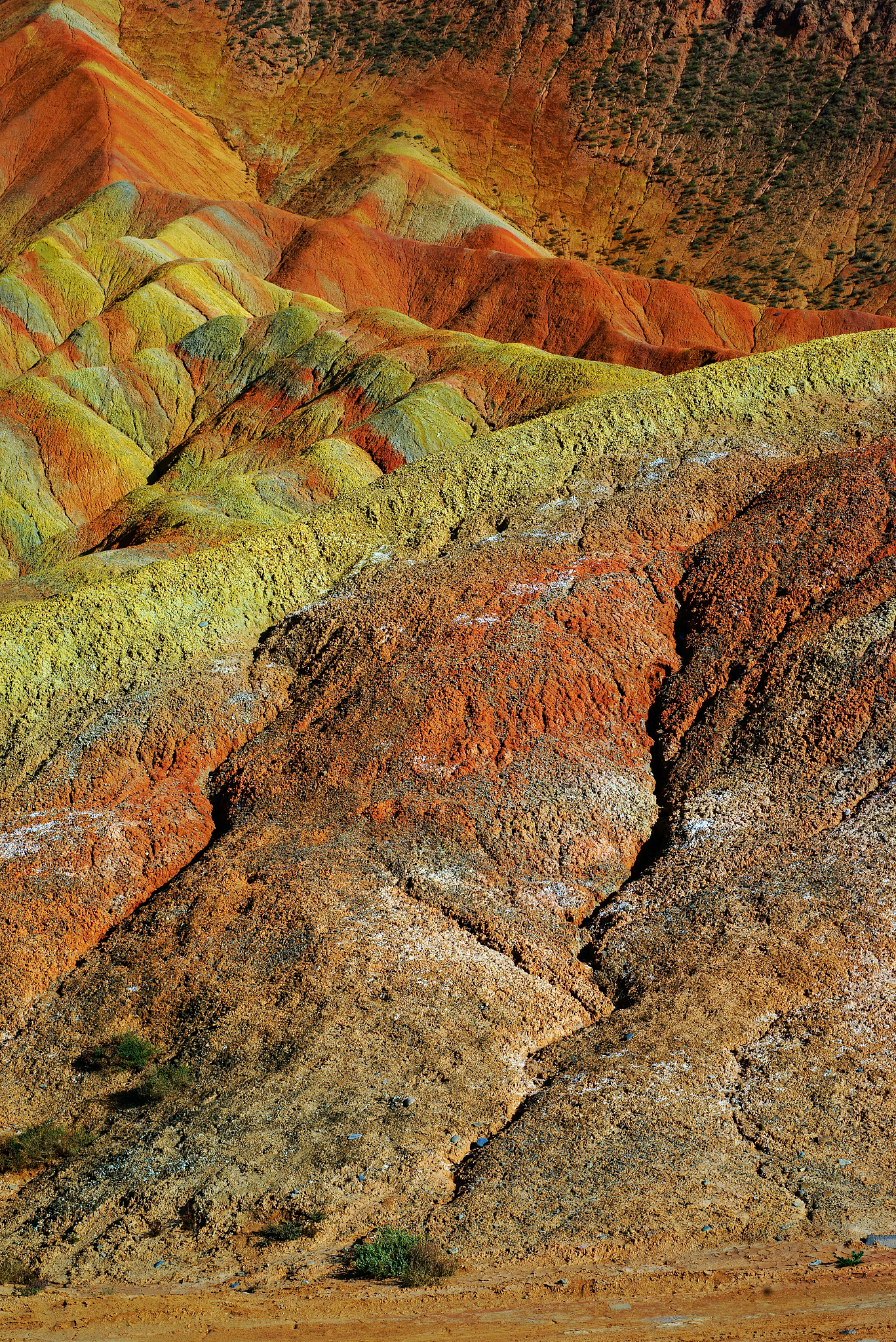 zhangye danxia landform in gansu, china