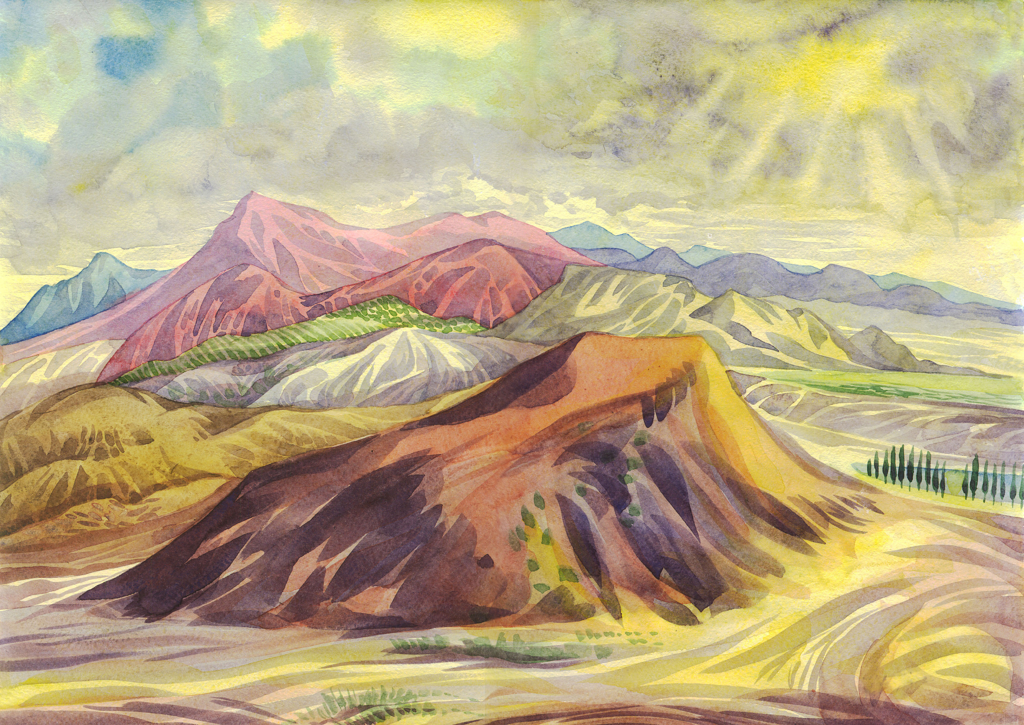 修改语病：The order of art plays a crucial role in inspiring artists thoughts and imagination It serves as a fundamental aesthetic form that allows artists to recreate the consciousness of objective images