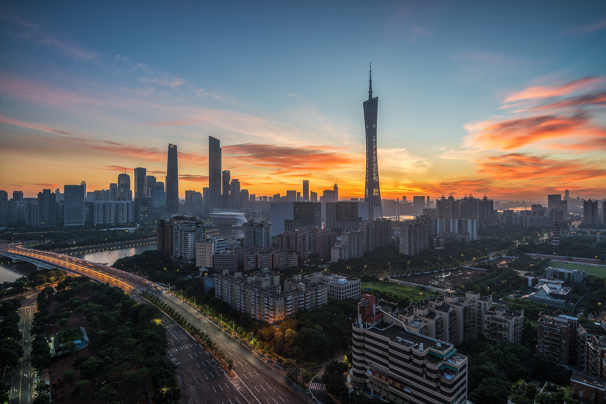 广州城市风光,珠江新城