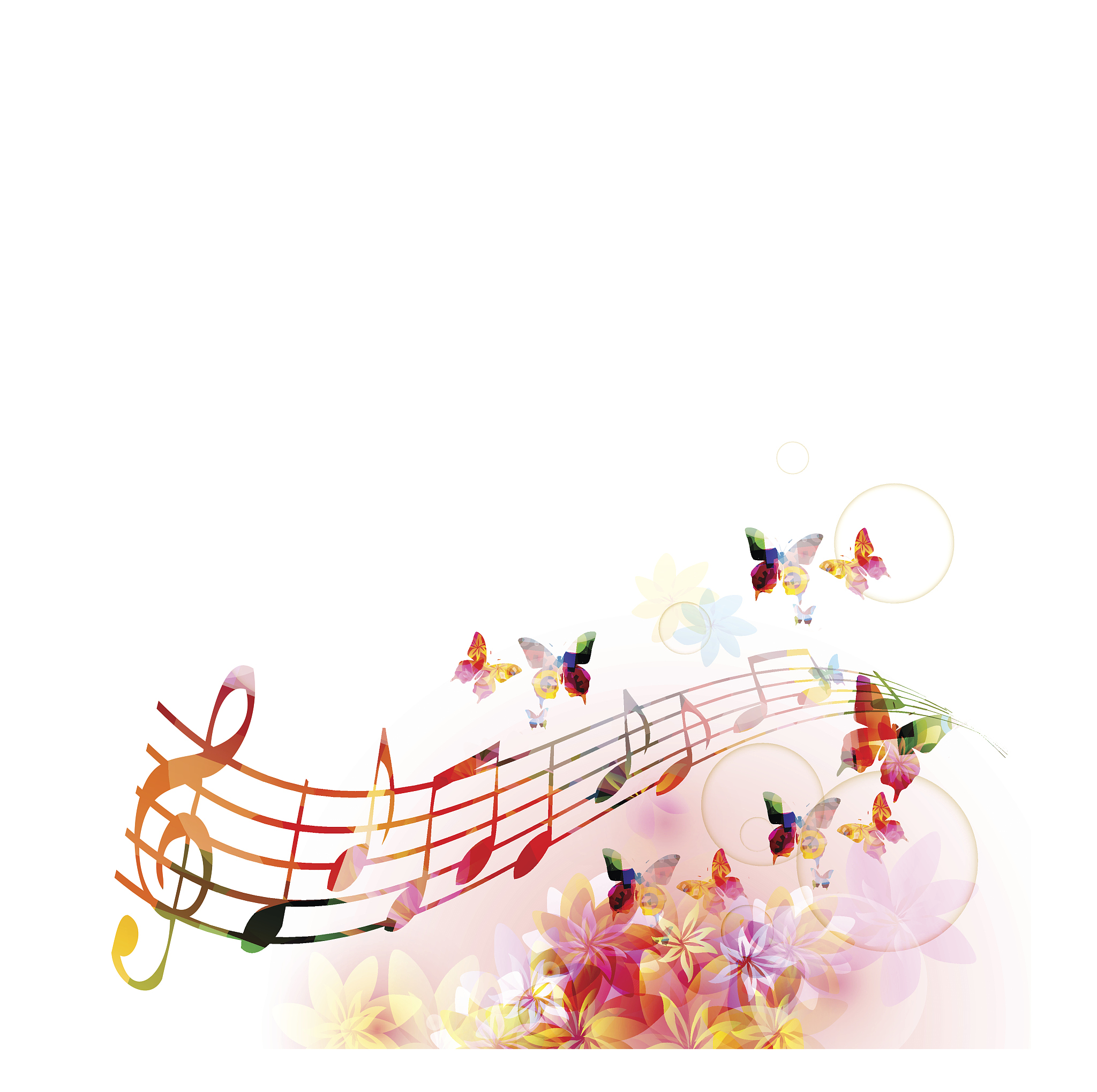 colorful music background