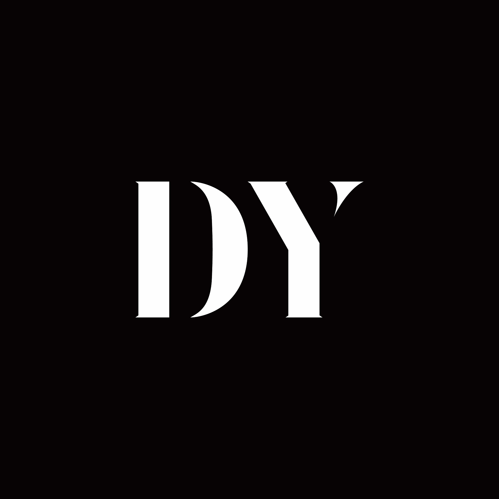 dy logo letter initial logo designs template