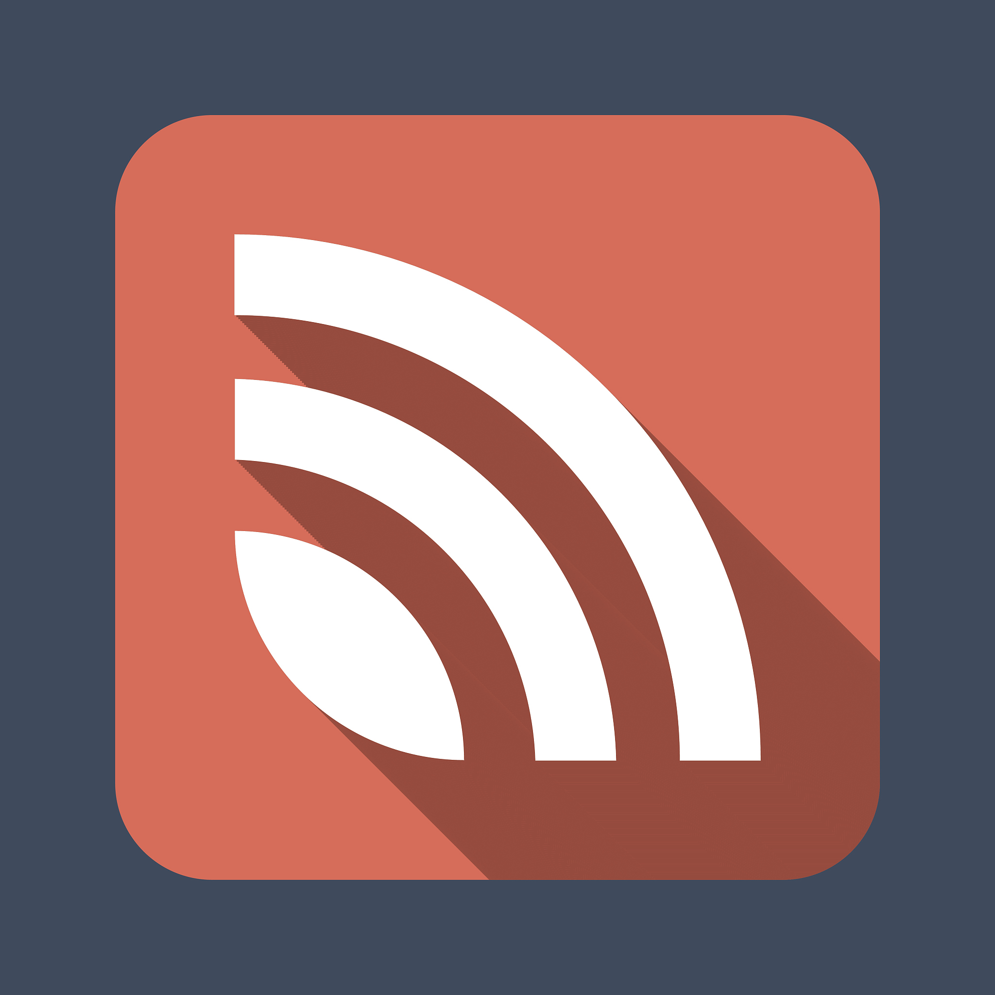 rss news feed vector icon