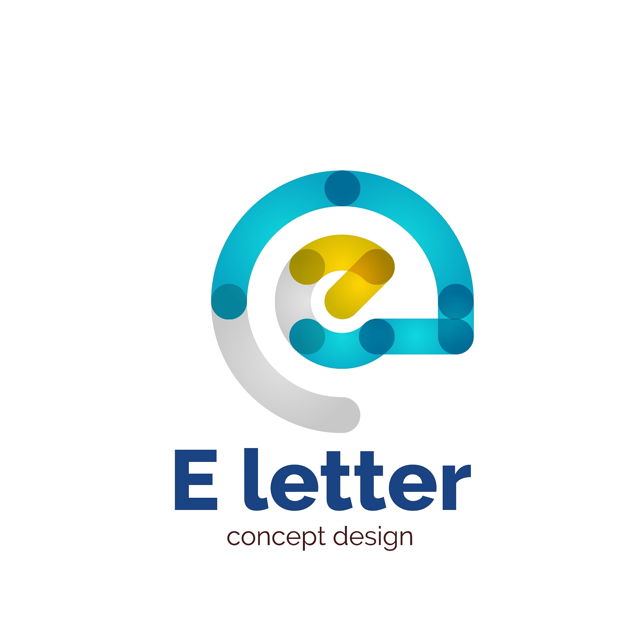 modern minimalistic letter concept logo