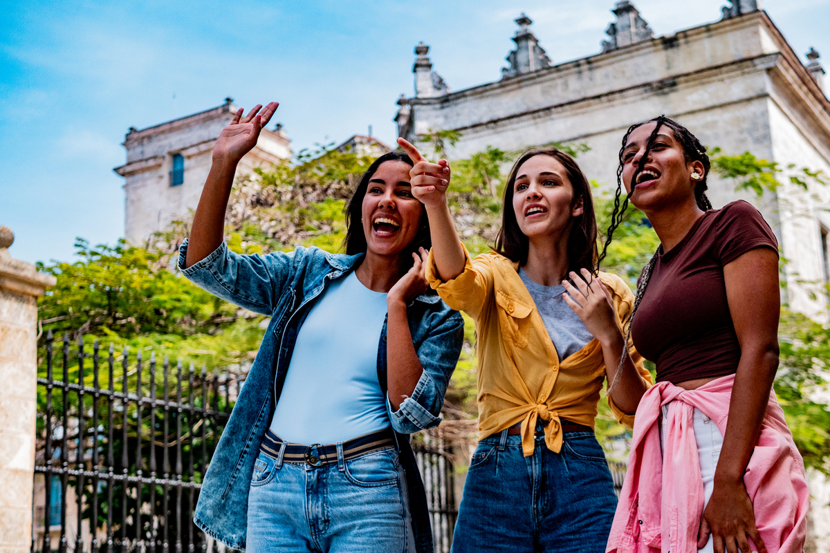 从人种的角度划分旅游区白色人种主要分布在哪些区域？