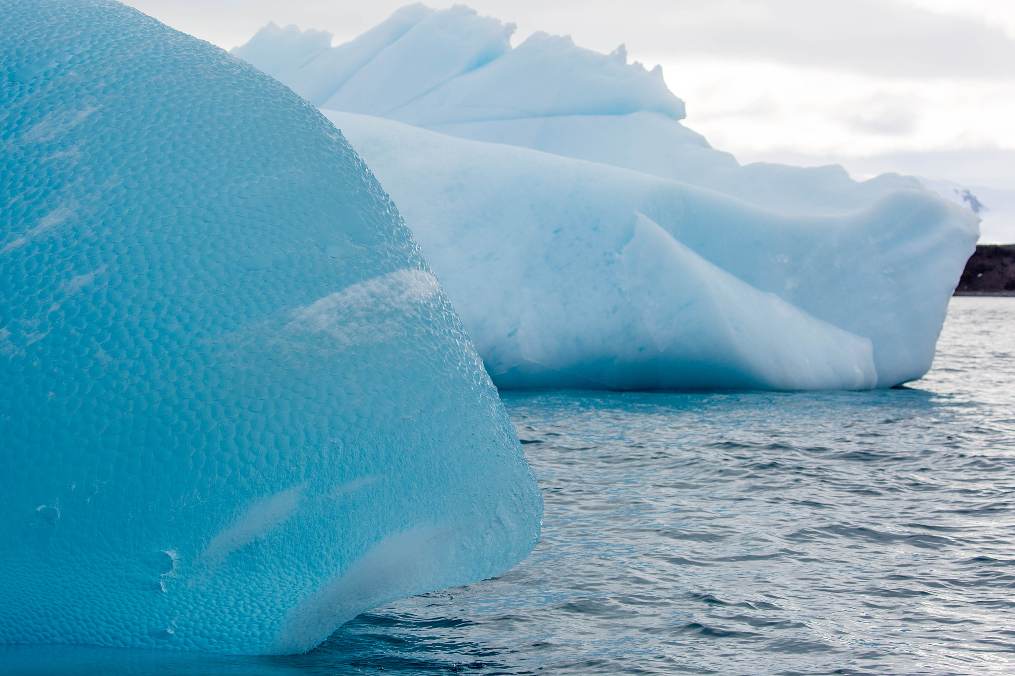 antarctica: iceberg off of penguin island