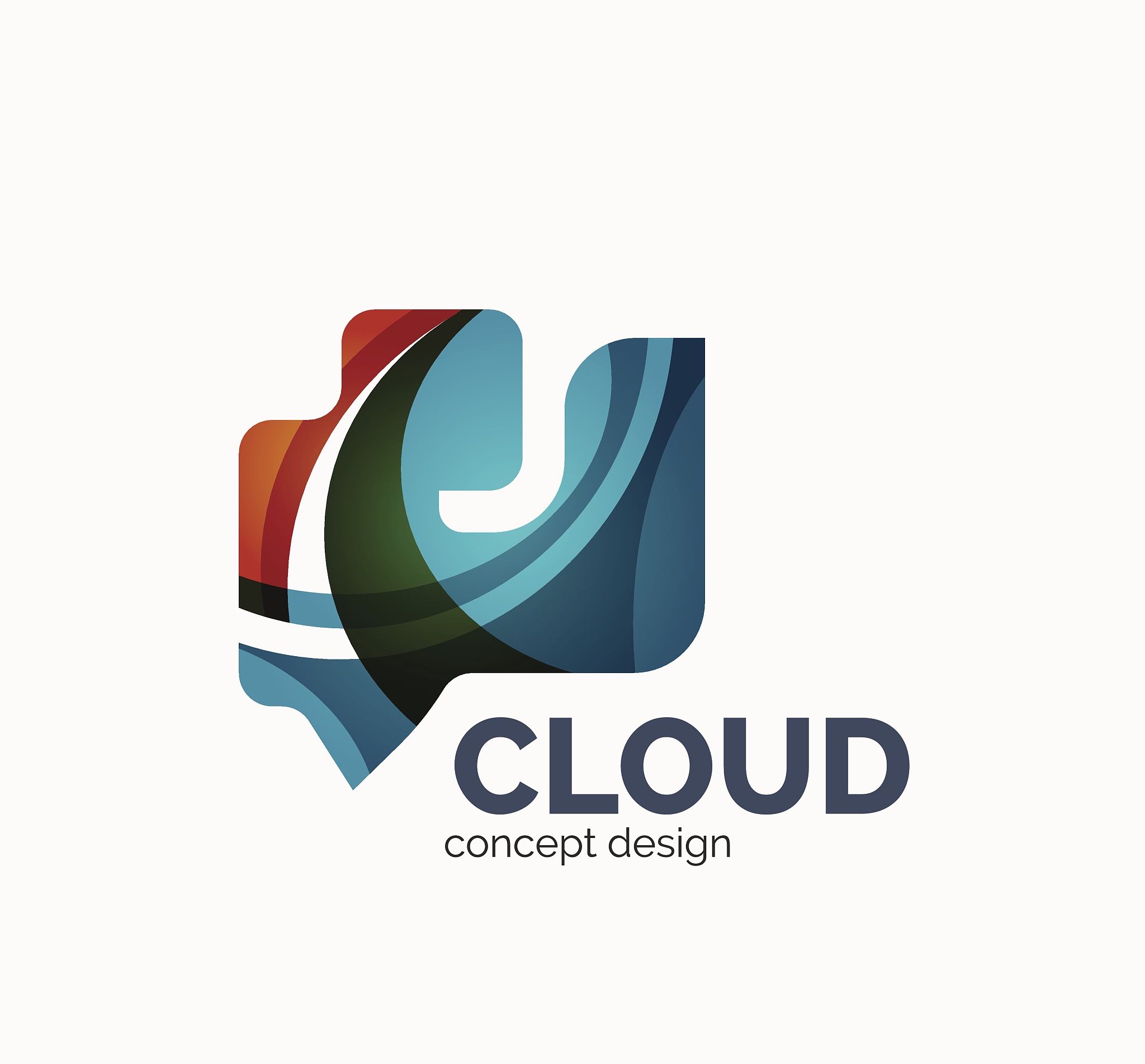 modern cloud icon