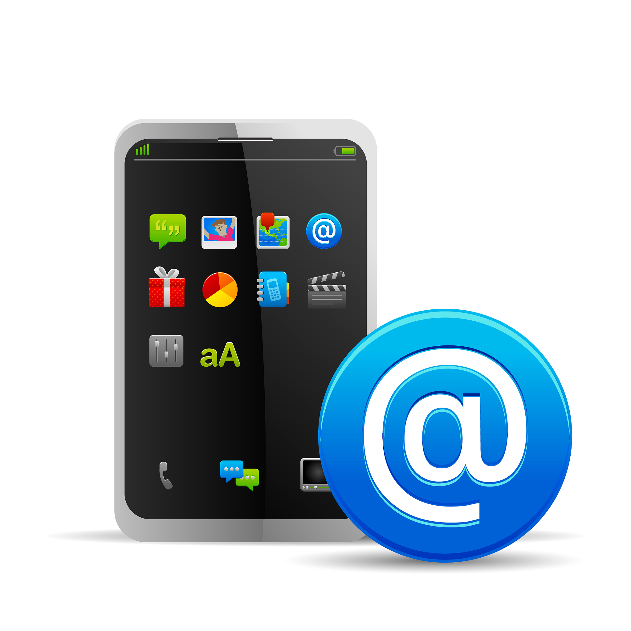 email on smartphone