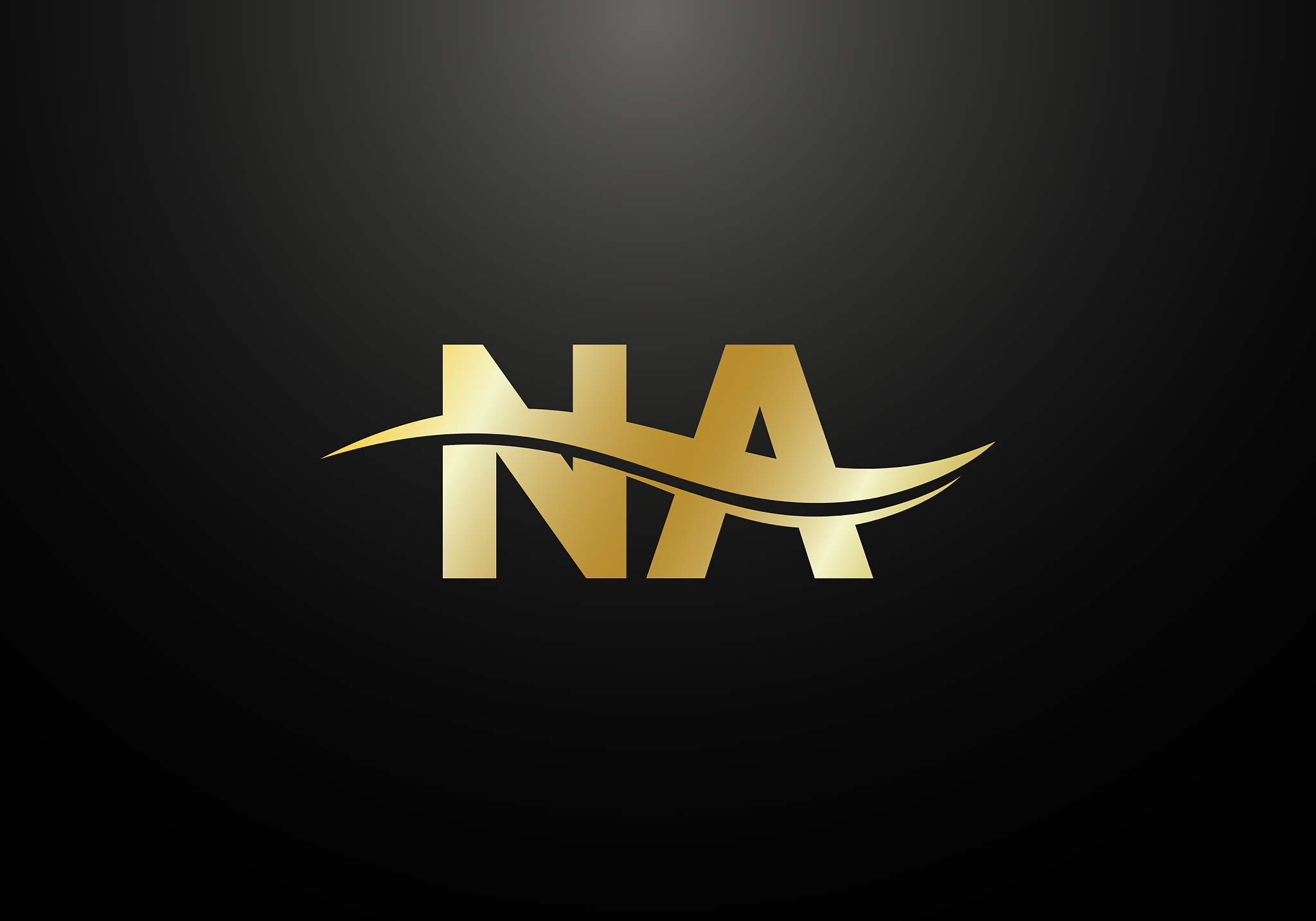 initial monogram letter n a logo design template