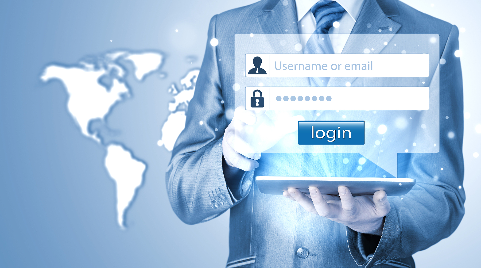 login and password