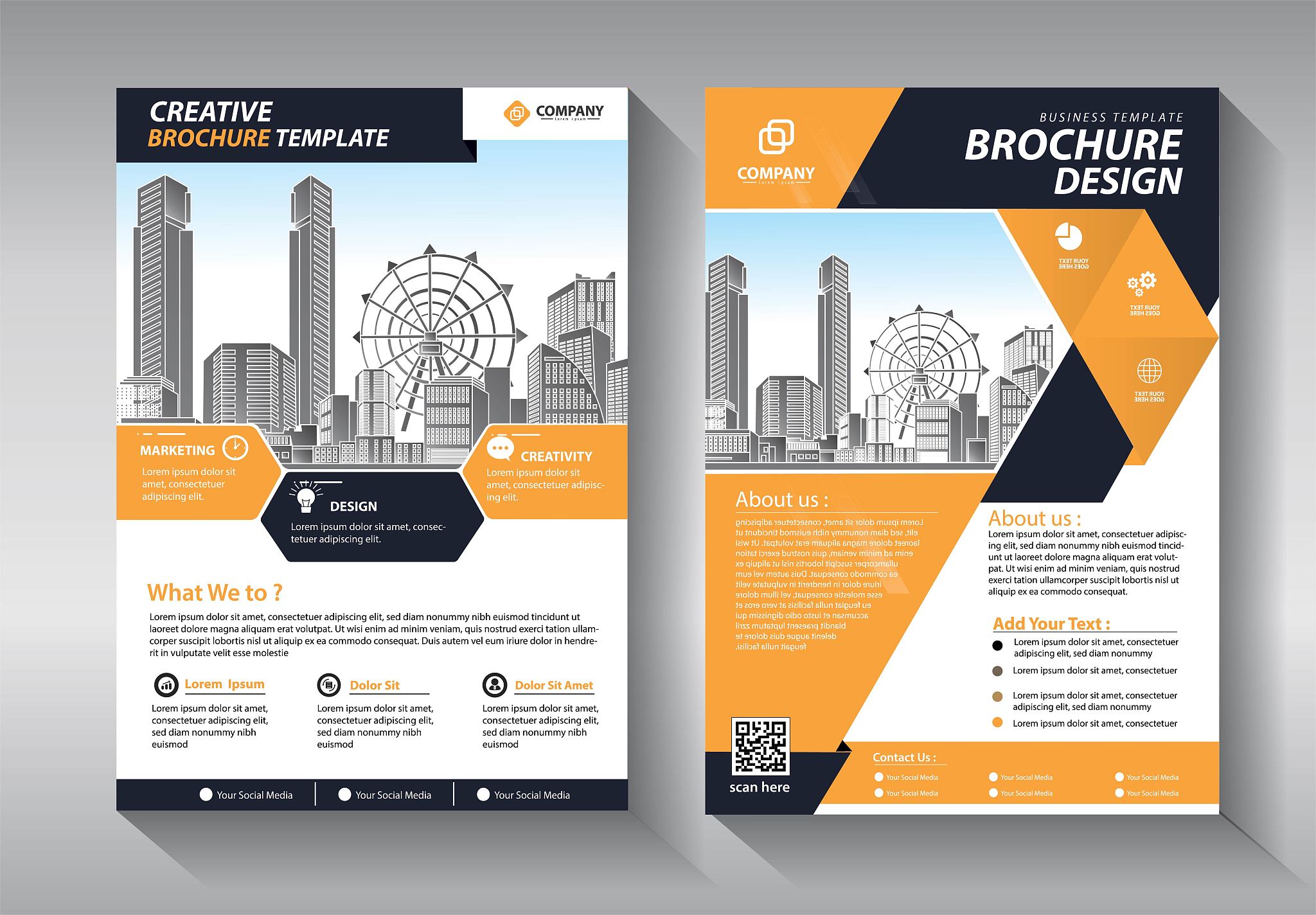 brochure design, cover modern layout, annual report, poster, fly