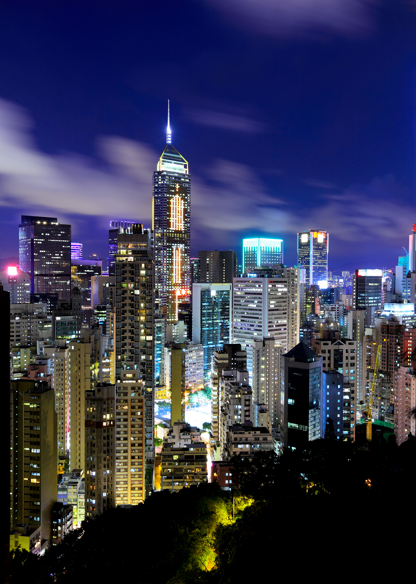Hong Kong Night View: A Vibrant Symphony of Neon Lights