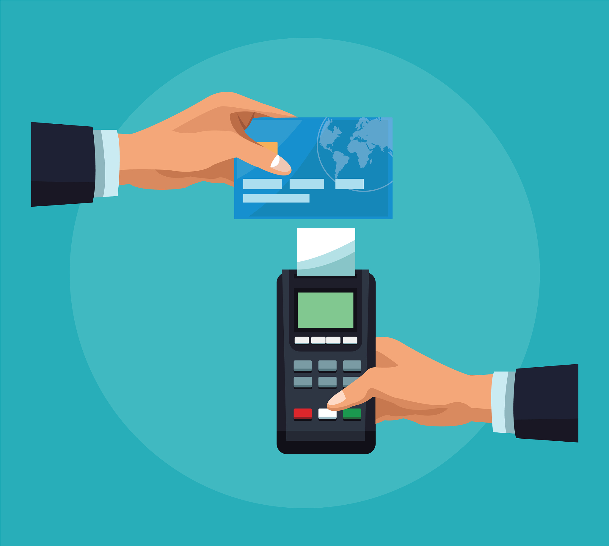 dataphone payment concept