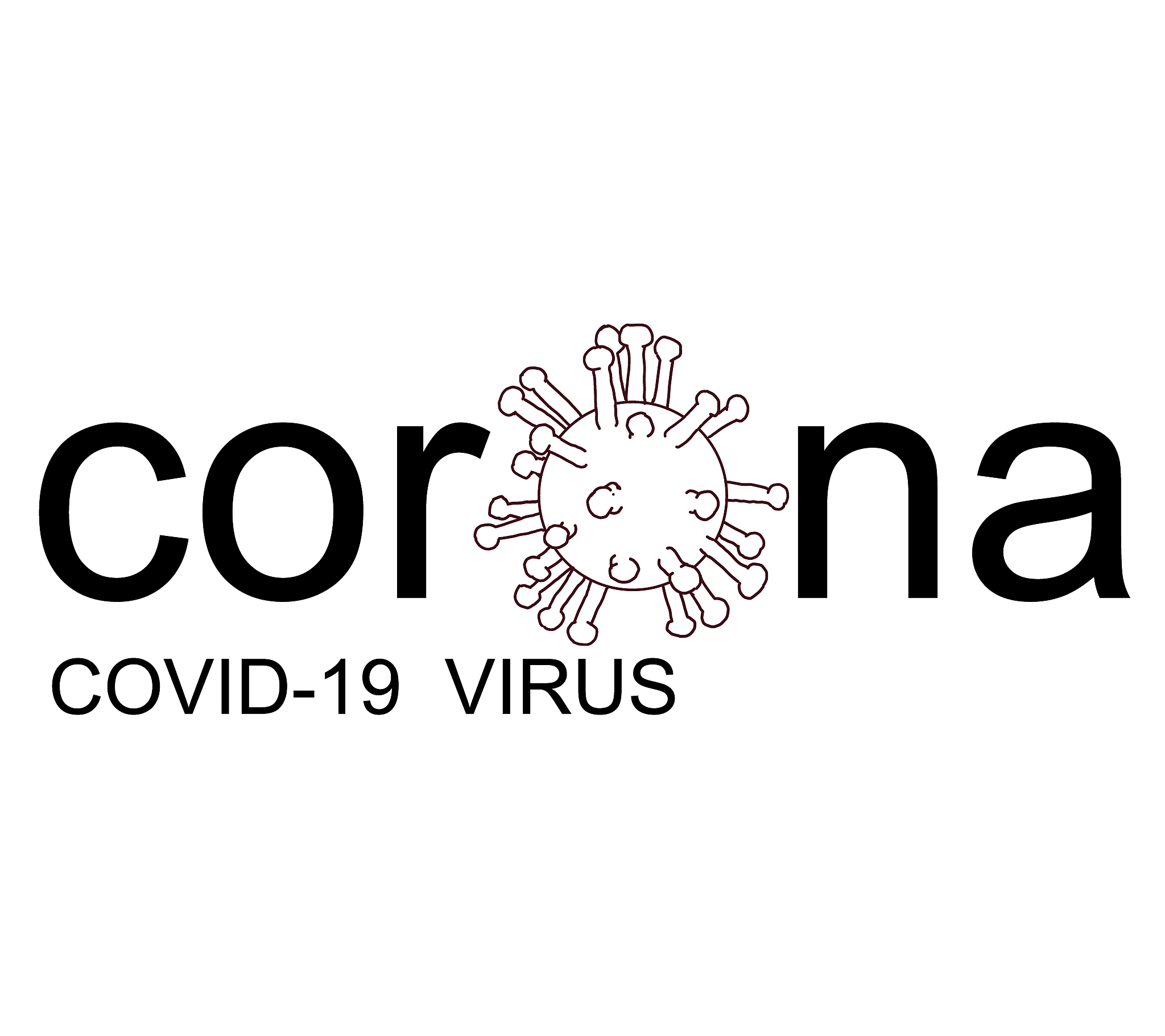 corona virus, covid-19 logo