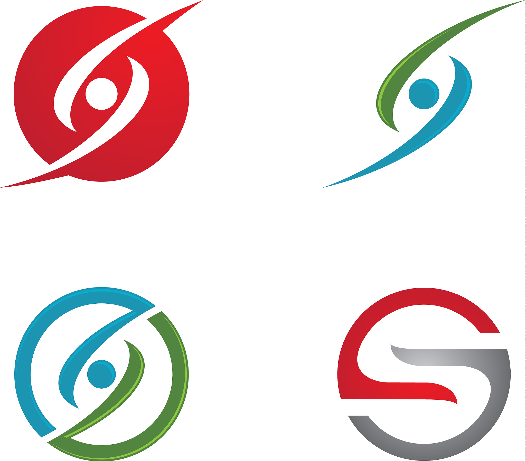 s letter logo design